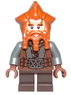LEGO MINIFIG The Hobbit Nori the Dwarf lor046