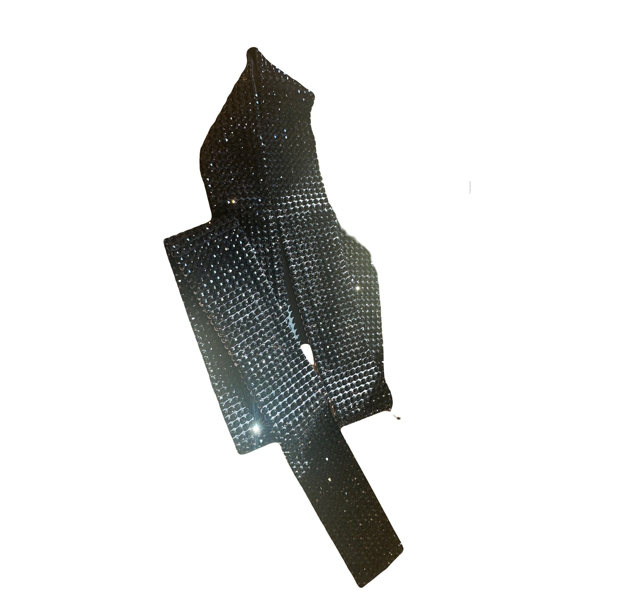 Dolce & Gabbana Twilly Scarf Black crystal desing DG1978A