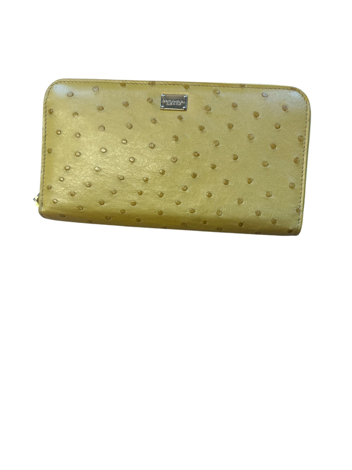 Dolce & Gabbana Wallet Yellow Logo Plate DG56A