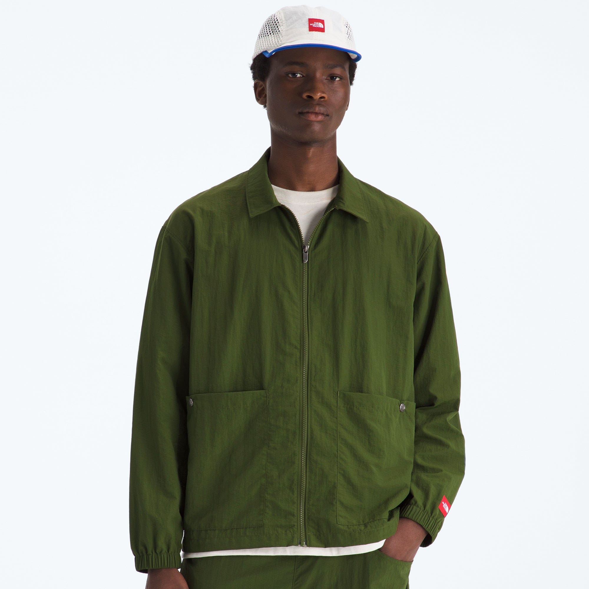 The North Face Mens Red Box Nylon Longsleeve Shirt