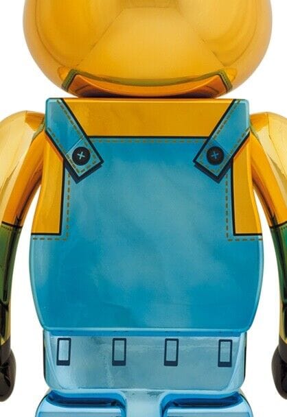 Medicom TOY BE@RBRICK STUART CHROME VER. 1000%