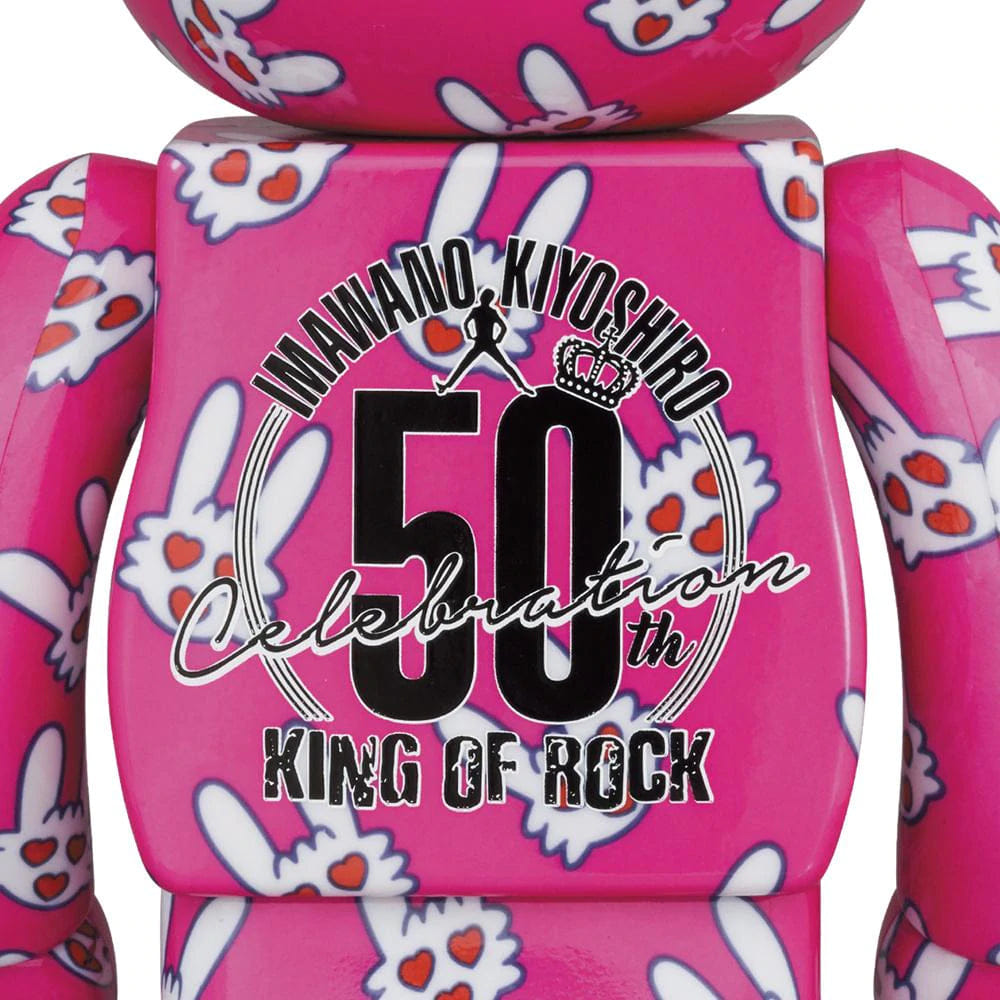Medicom TOY BE@RBRICK Hitohatausagi 1000% (Kiyoshiro Imawano 50th Celebration)