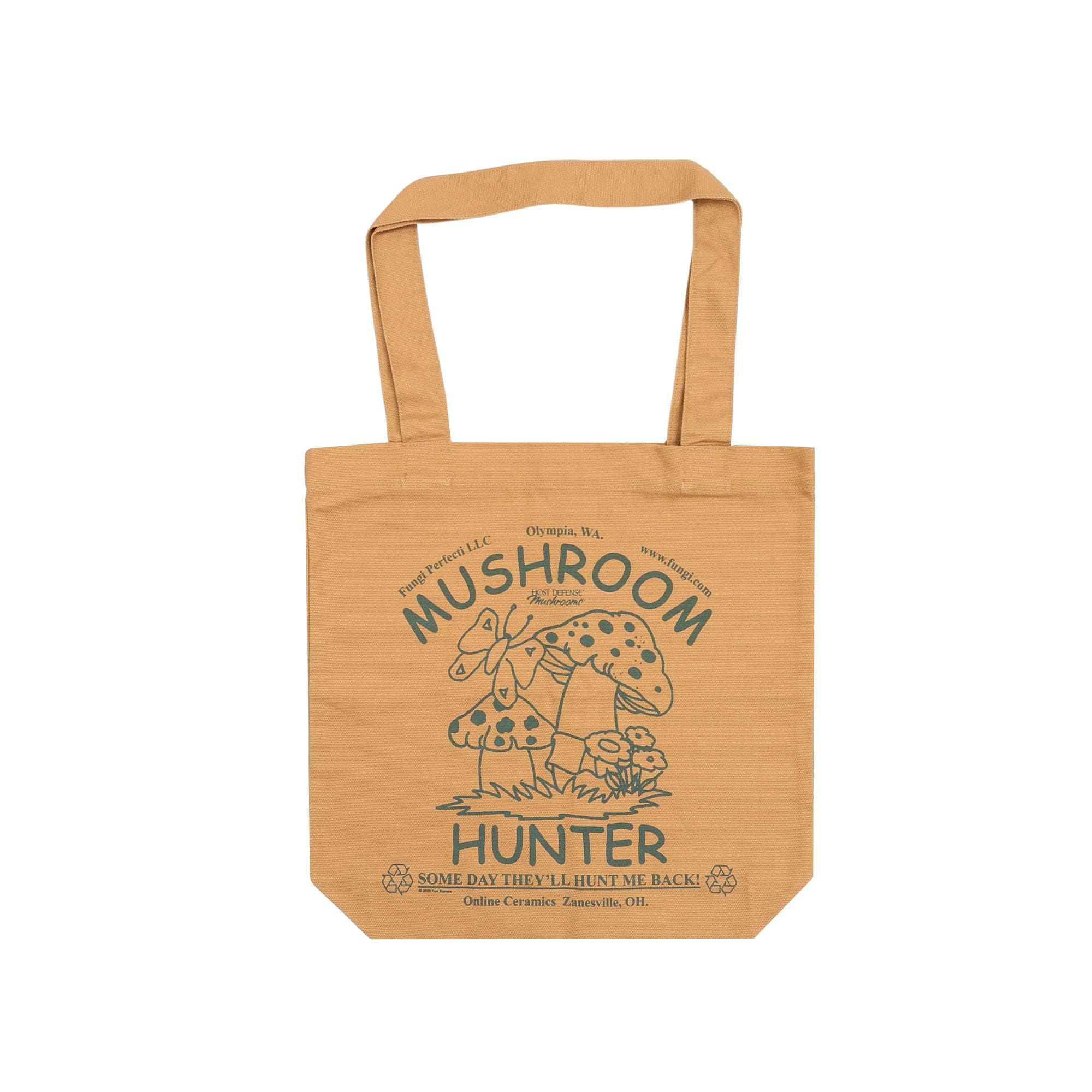 Online Ceramics Mushroom Hunter Tote - Brown