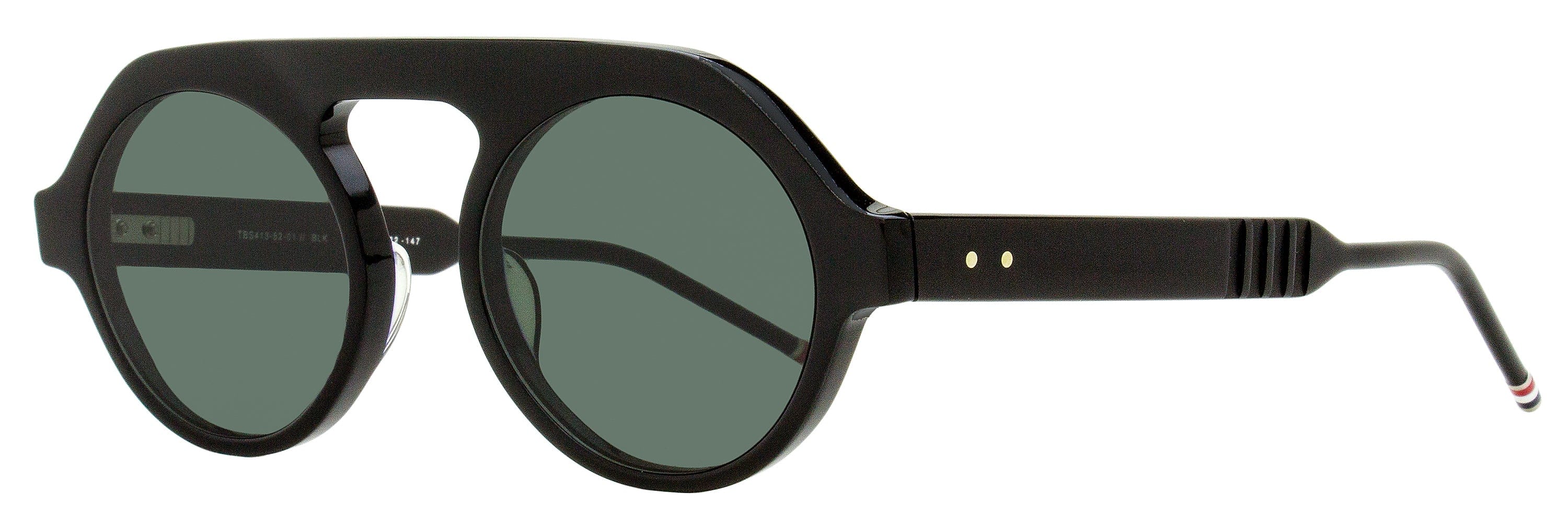 Thom Browne High Bridge Sunglasses TBS413 BLK Black 52 mm
