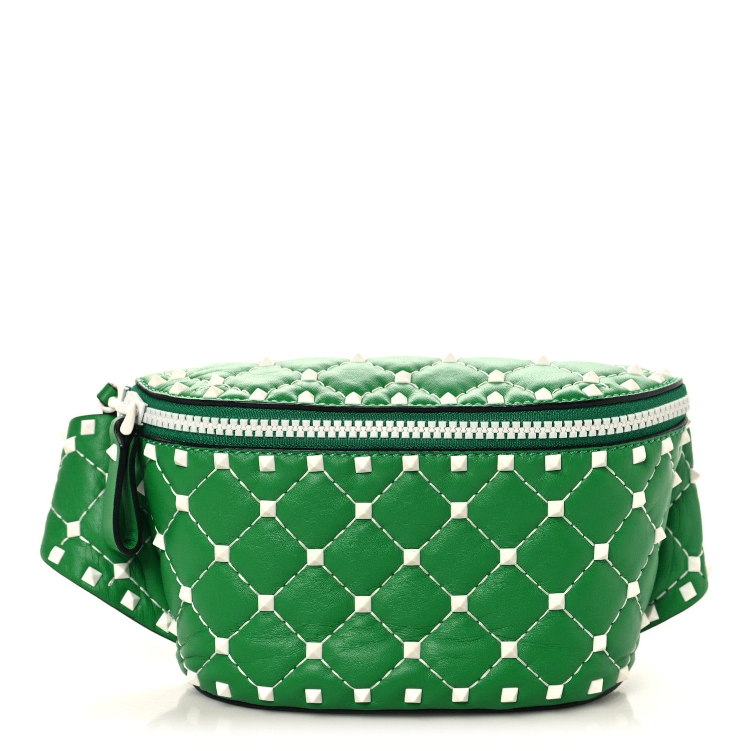 Valentino Garavani Nappa Free Rockstud Spike Belt Bag Peppermint