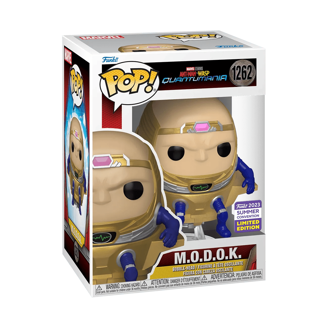 Funko Ant - Man and the Wasp: Quantumania - M.O.D.O.K Unmasked SDCC 2023 US Exclusive Pop! Vinyl [RS]