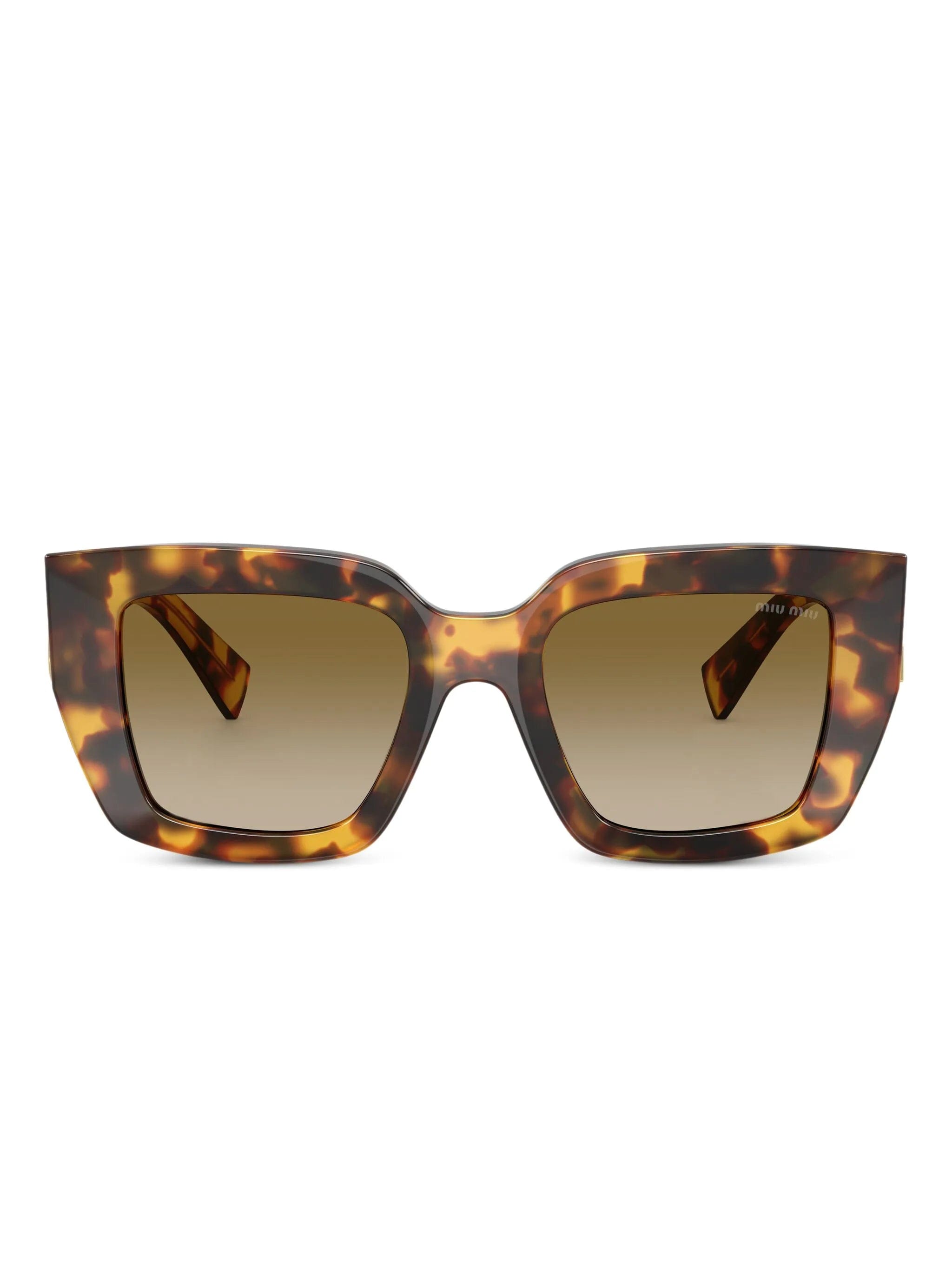 Miu Miu Eyewear logo - plaque square - frame sunglasses