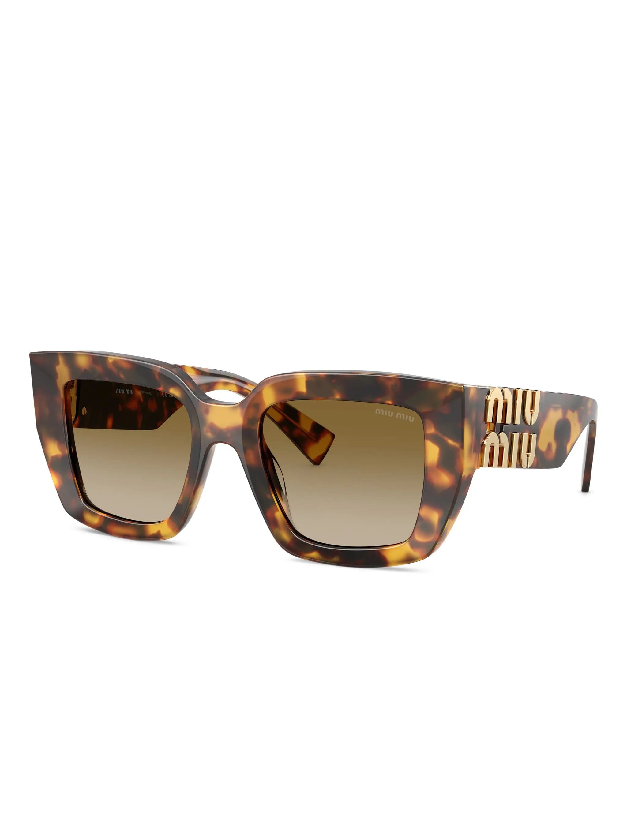 Miu Miu Eyewear logo - plaque square - frame sunglasses