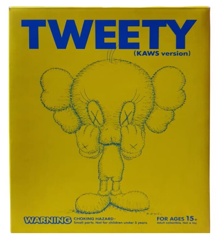 KAWS Tweety Vinyl Figure Yellow