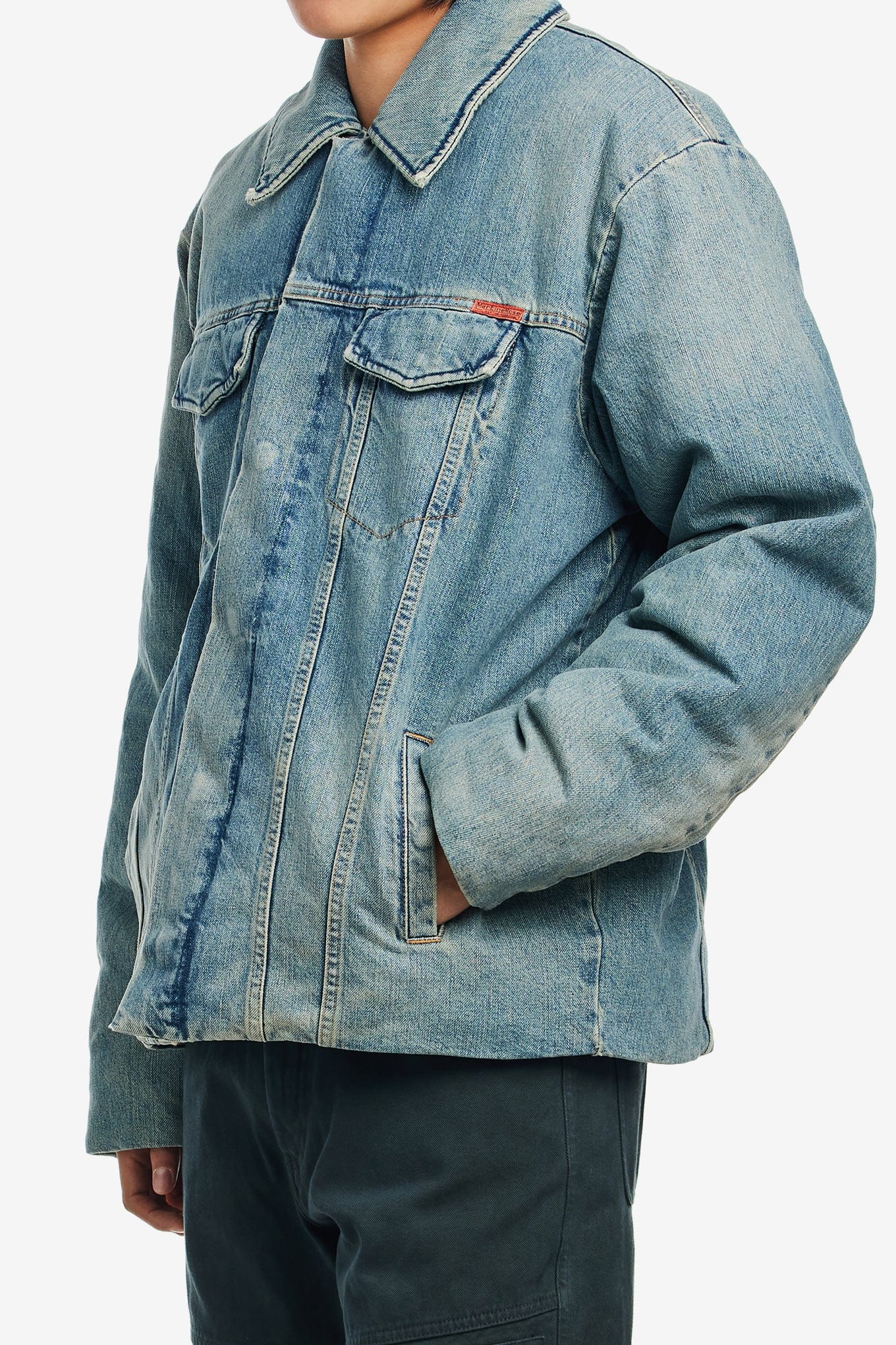 Martine ROSE PADDED DENIM JACKET