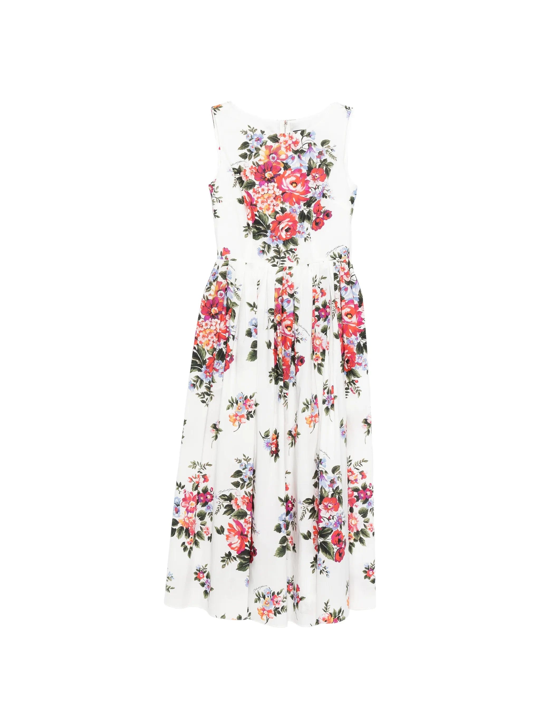 Dolce & Gabbana floral - print midi dress