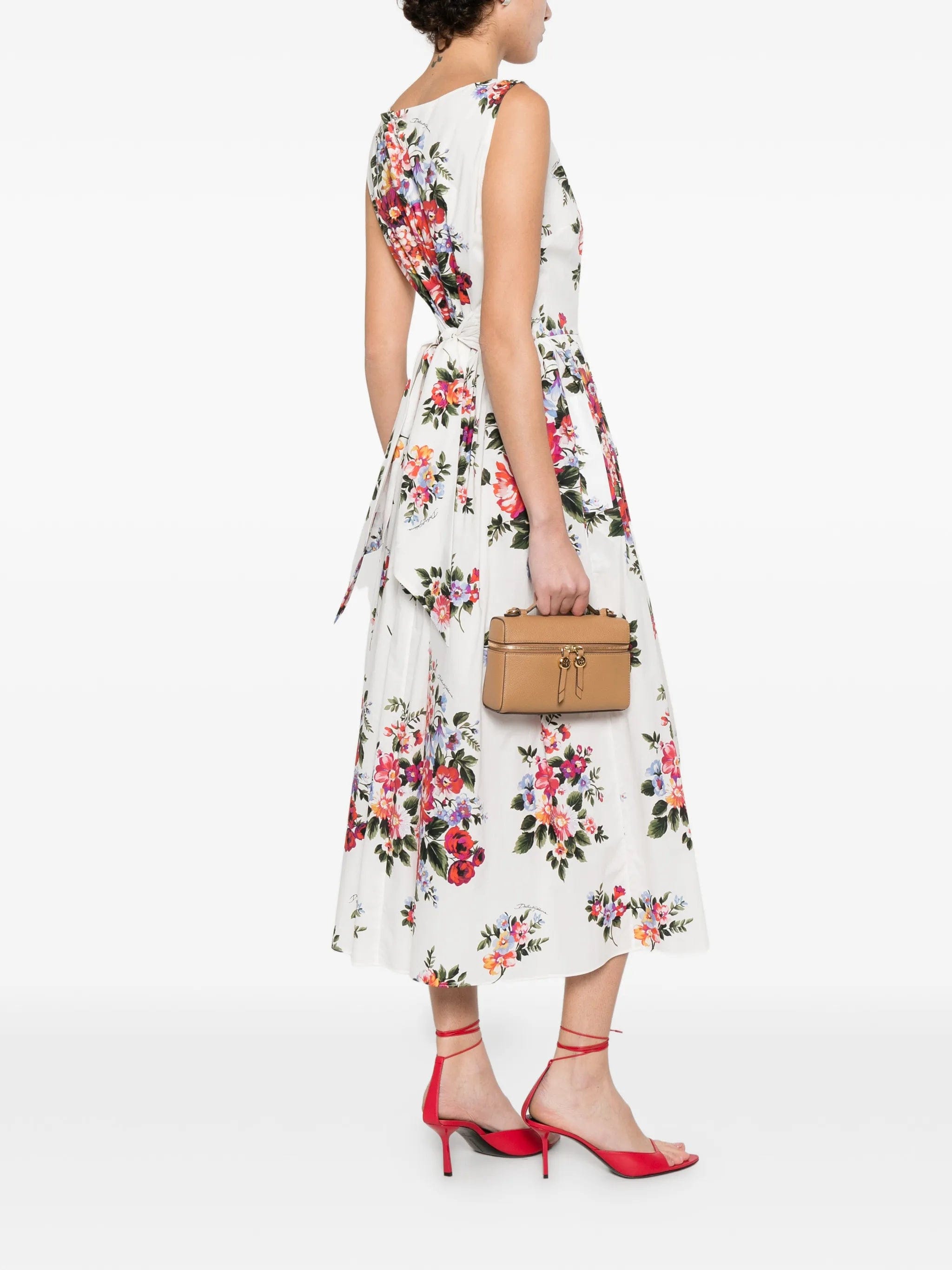 Dolce & Gabbana floral - print midi dress