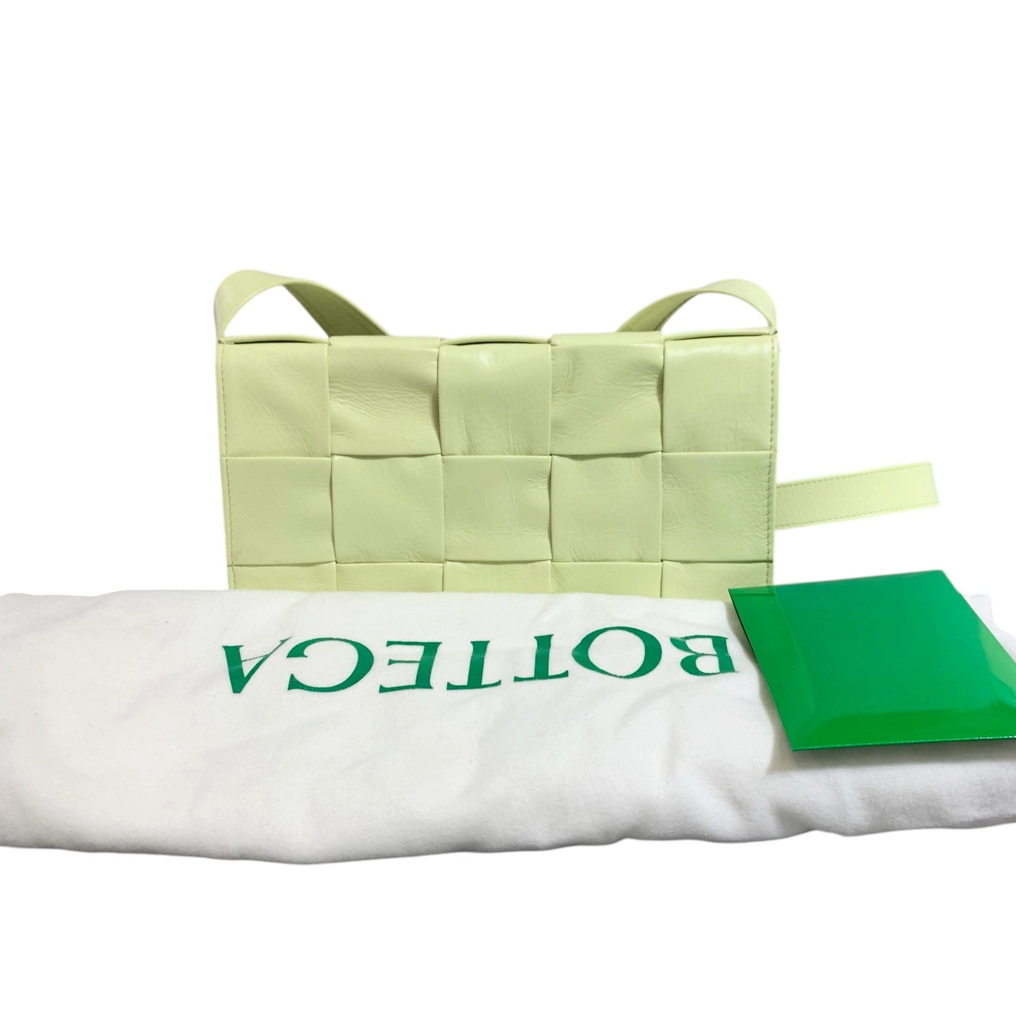 Bottega Venetta Bottega Veneta Cassette Classic in Kiwi Yellow