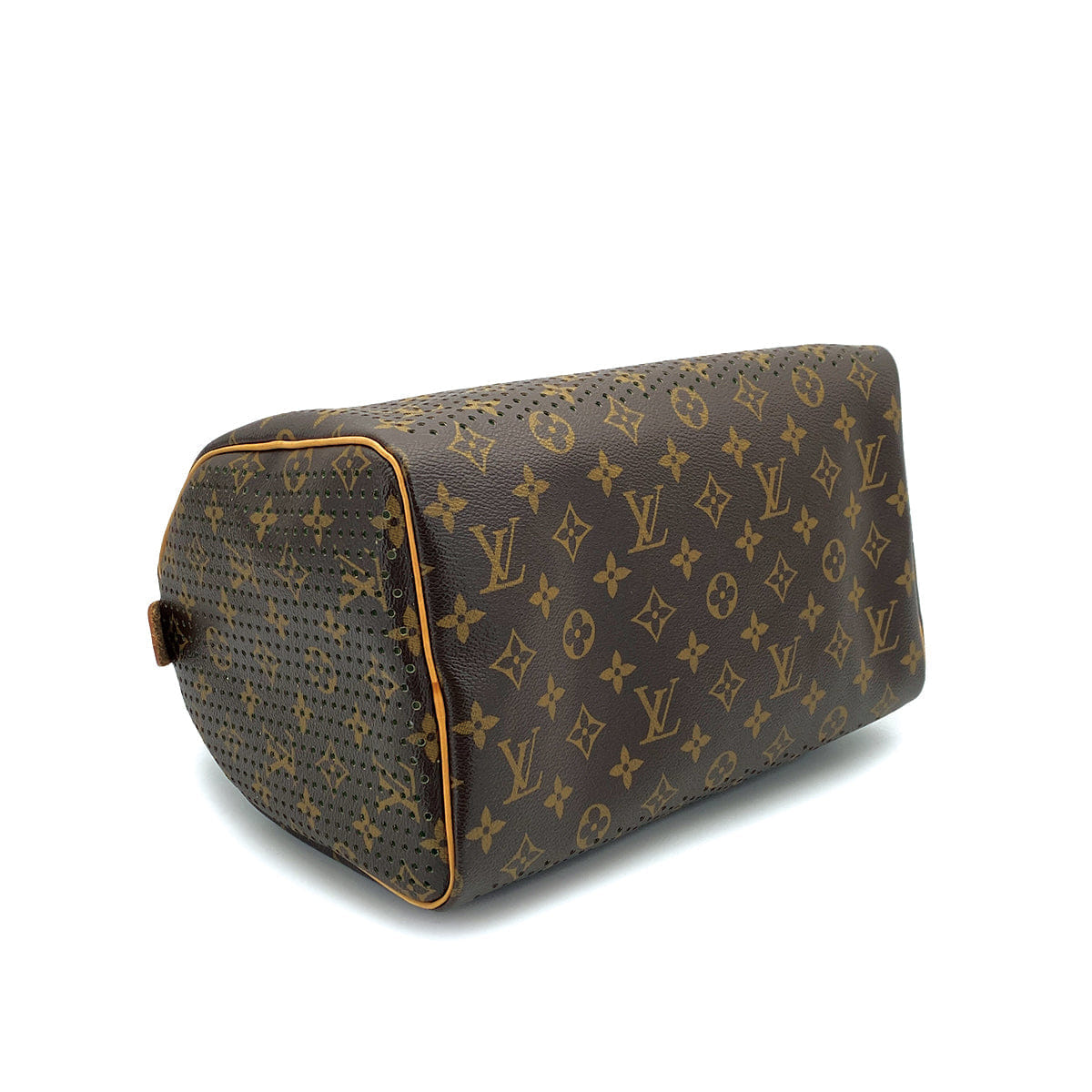 Luxury Promise Japan LOUIS VUITTON MONOGRAM PERFO SPEEDY 30 HAND BAG BROWN VERT M95181 90309809