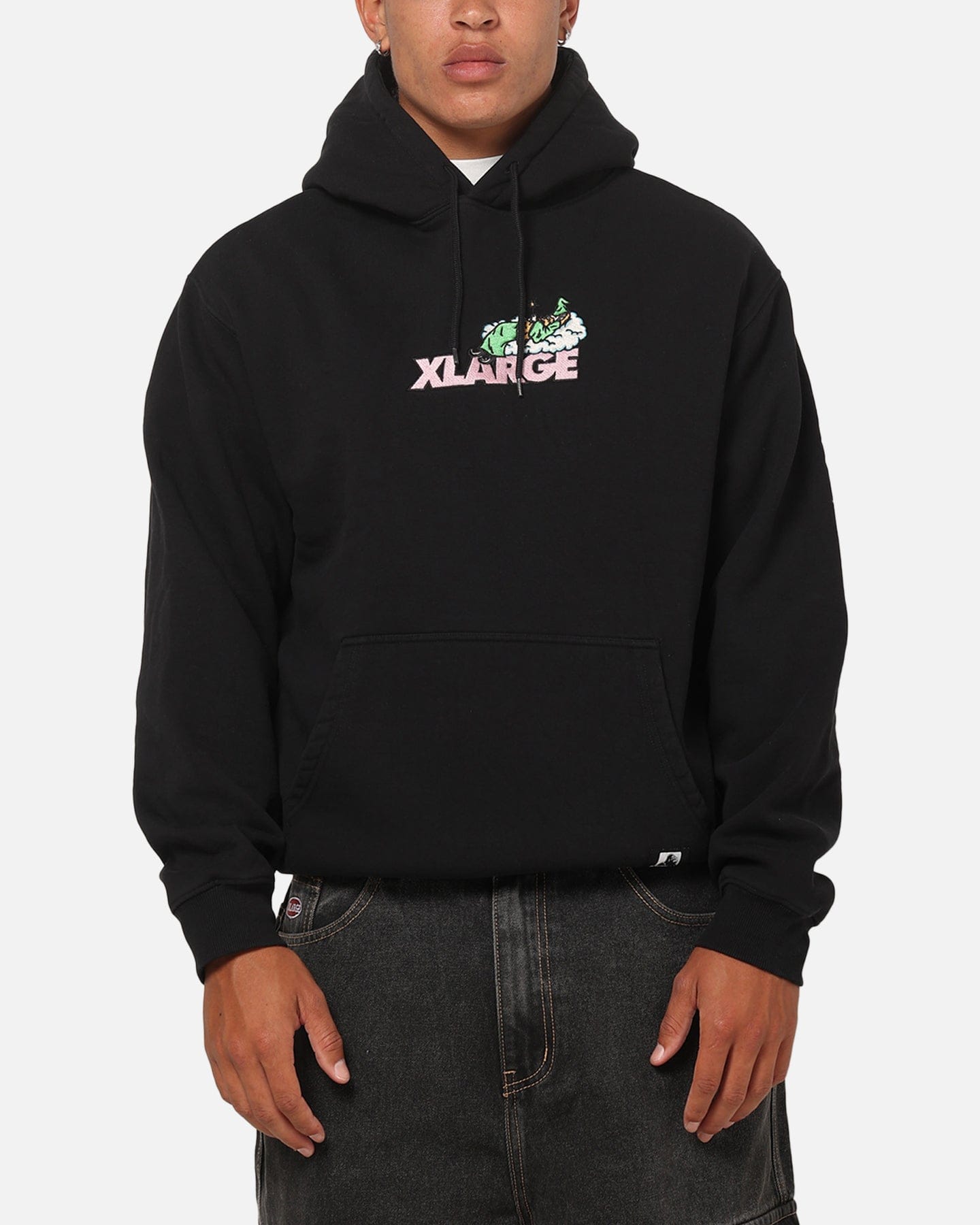 X - Large Cloud Hoodie Black