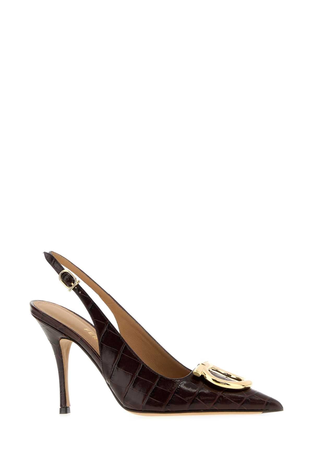 Ferragamo Tmorobisc Slingback Heel — Brown