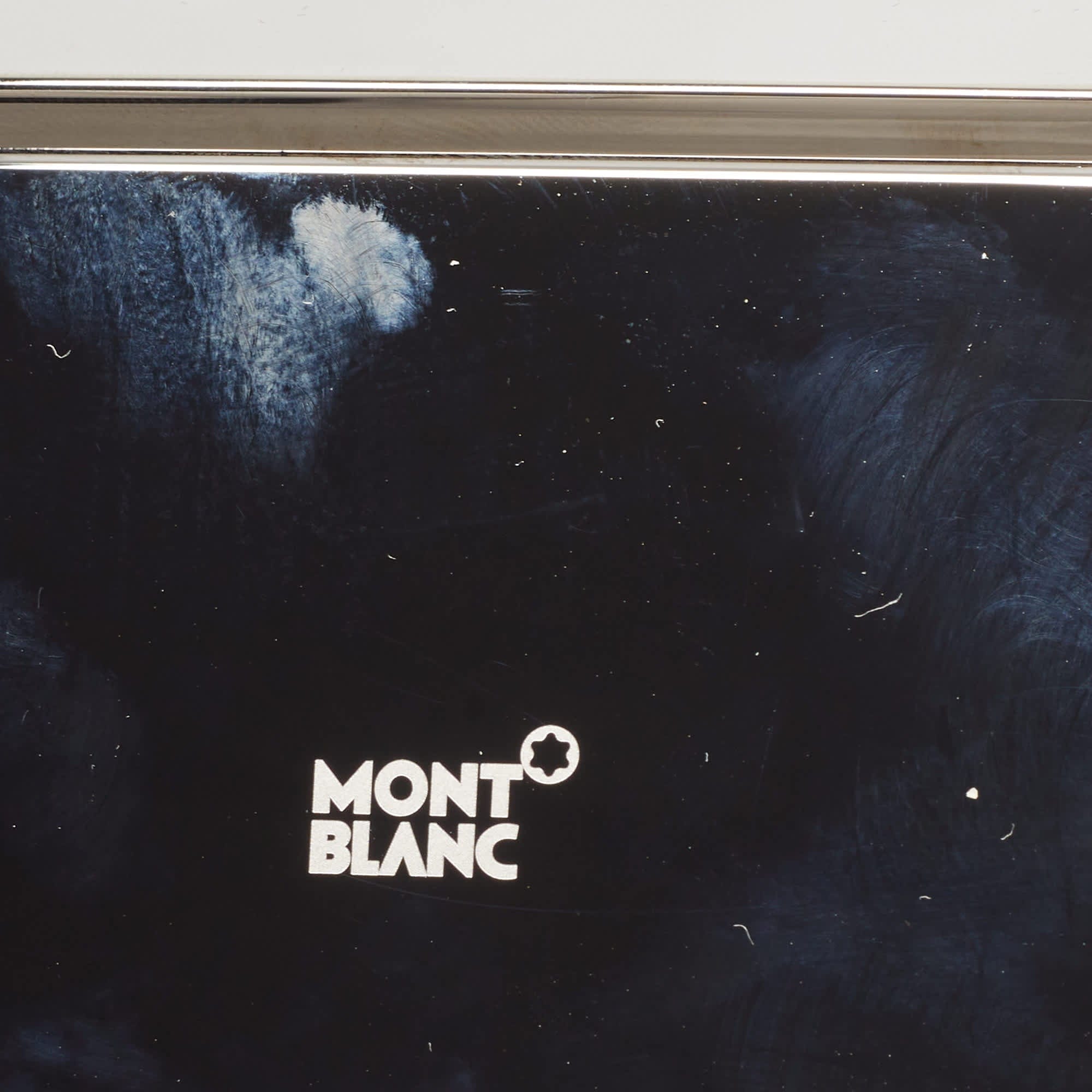 Montblanc Silver Metal Business Card Holder