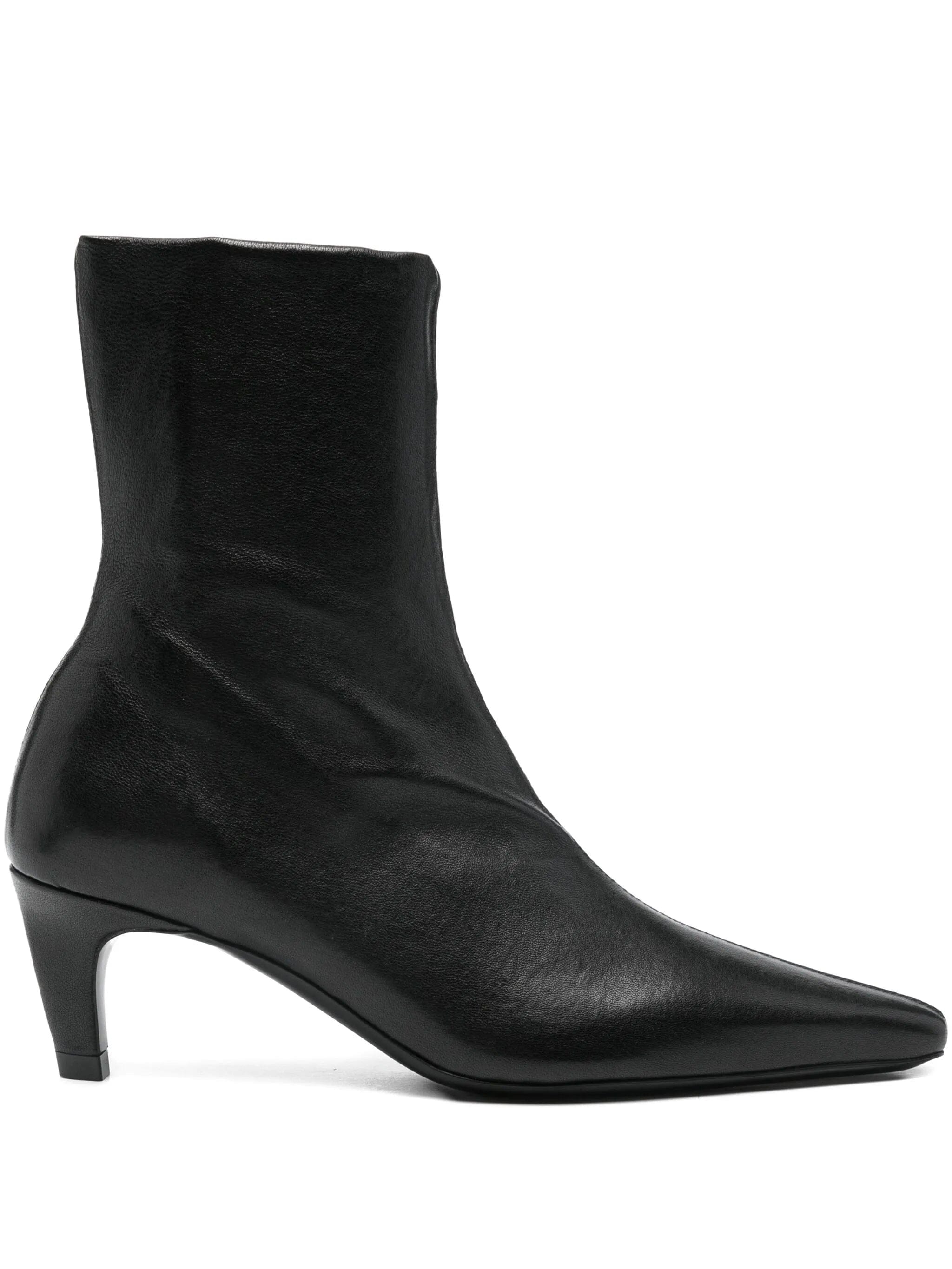 Jude pointed - toe leather boots