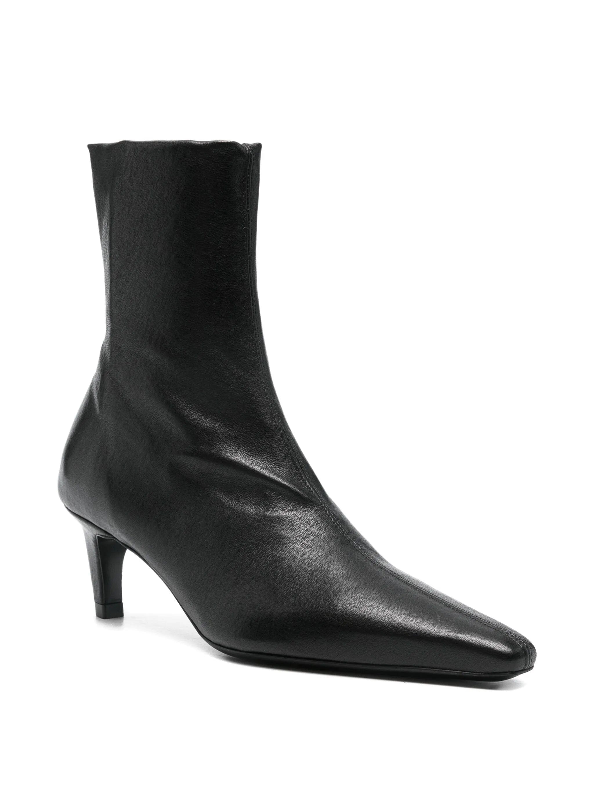 Jude pointed - toe leather boots