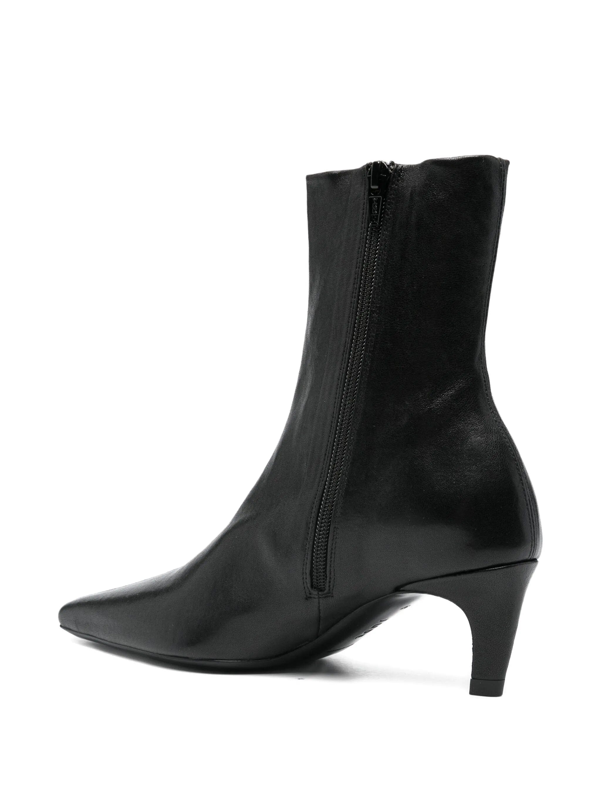 Jude pointed - toe leather boots