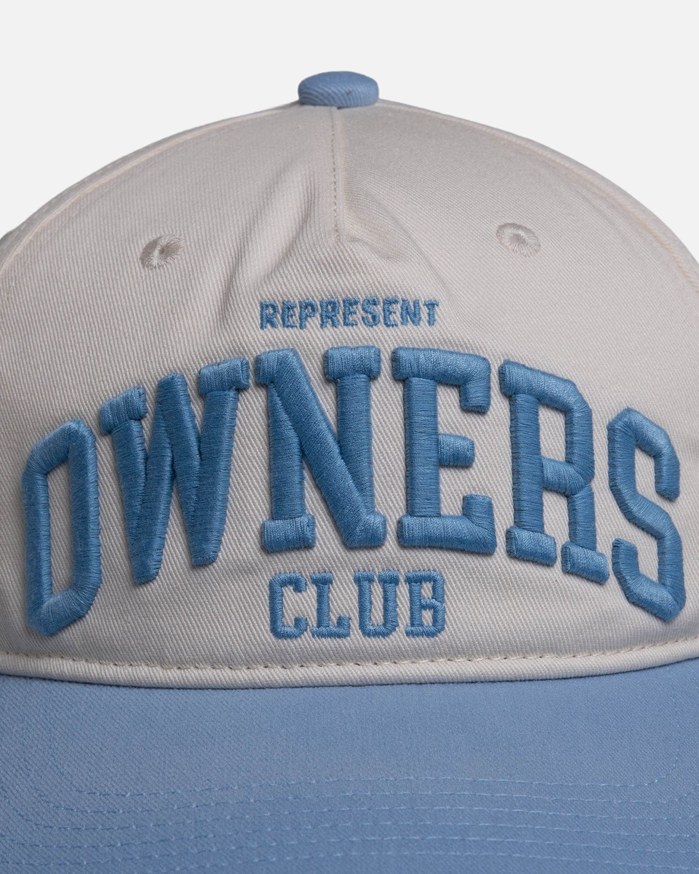 Represent Owners V2 Contrast Snapback Cap Sky Blue