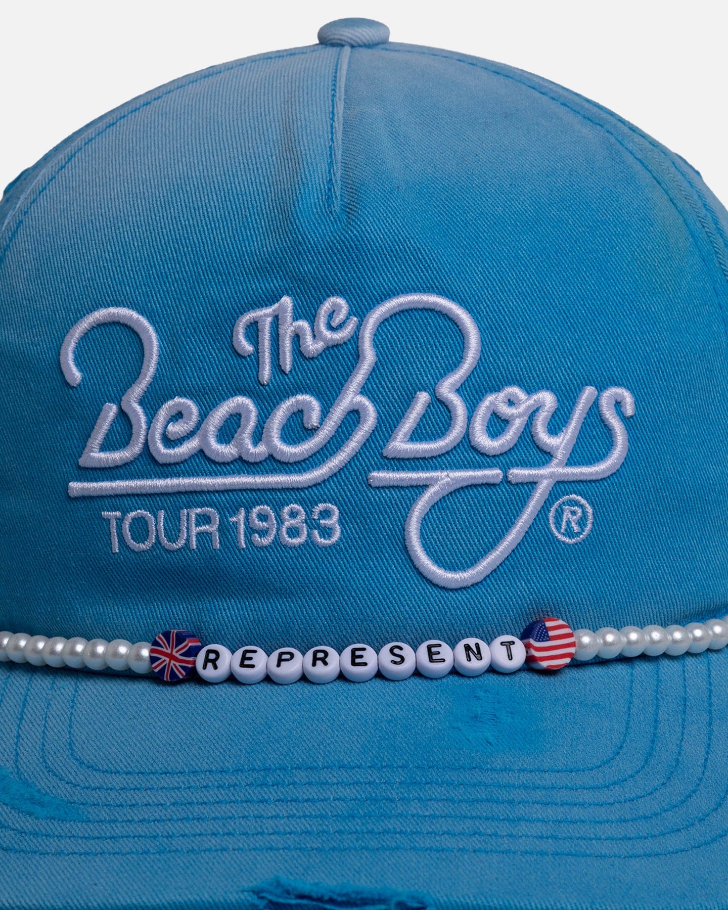 Represent Beach Boys Tour Snapback Cap Bright Blue