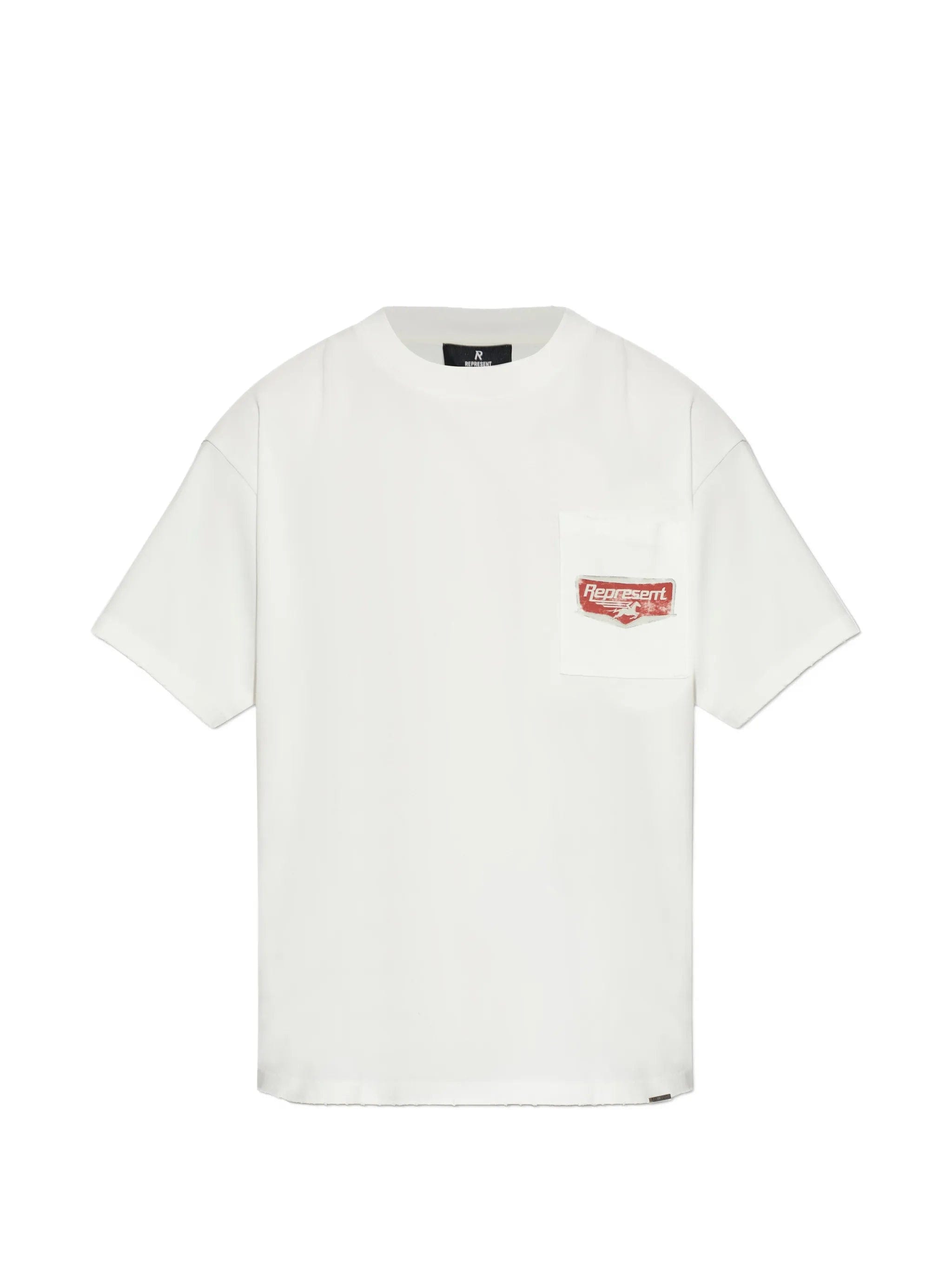 Represent chest - pocket graphic - print T - shirt