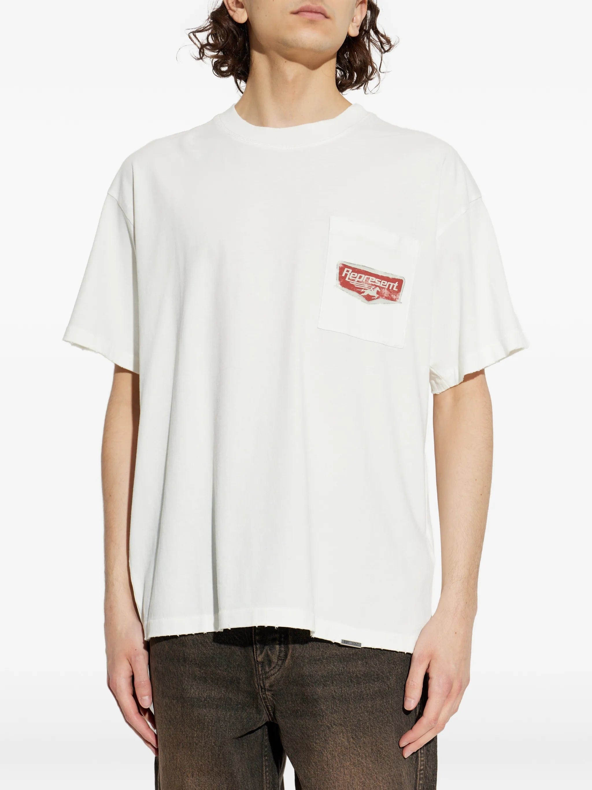 Represent chest - pocket graphic - print T - shirt