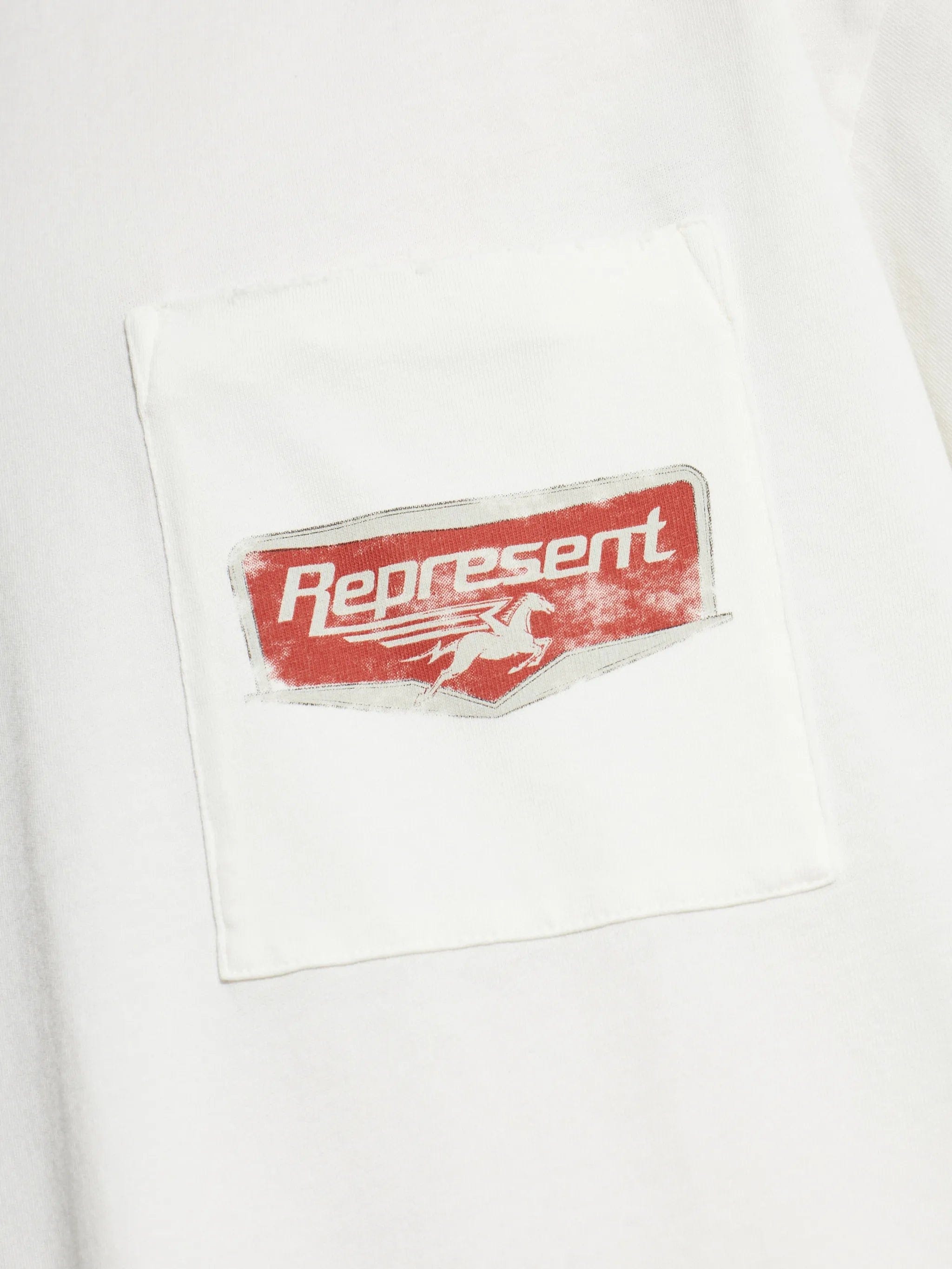 Represent chest - pocket graphic - print T - shirt