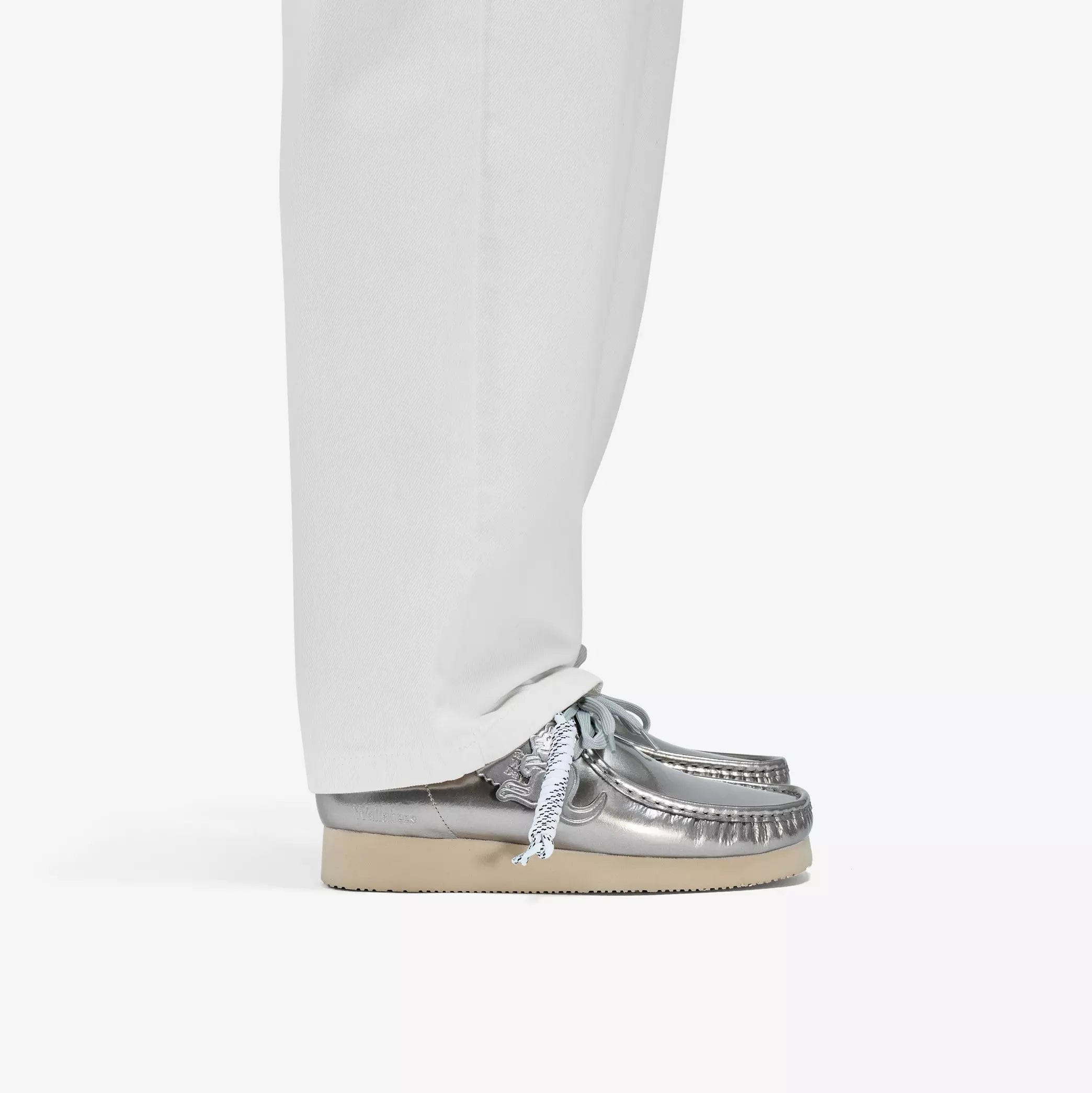 Clarks Wallabee 2604 Silver Patent Style: 26186501