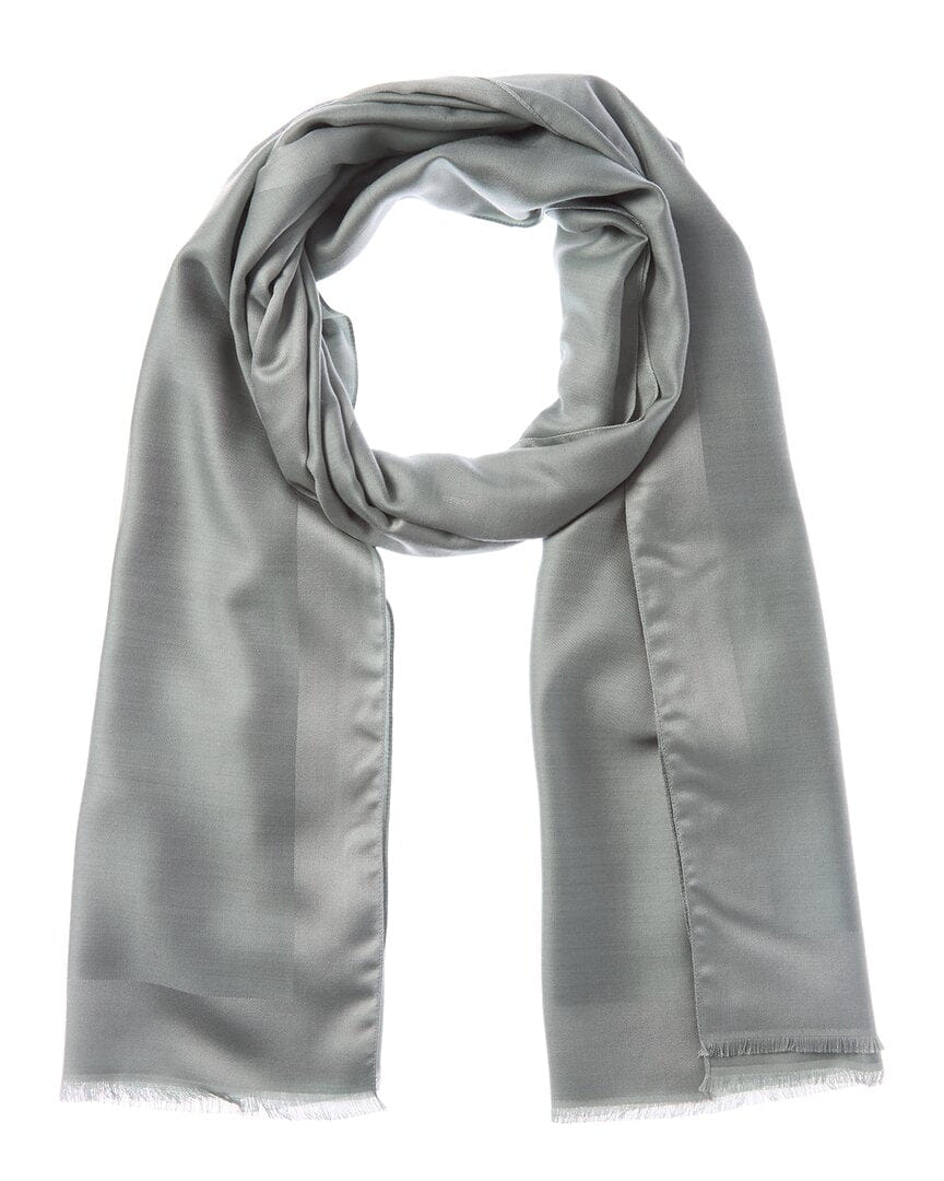 Givenchy 4 g Logo Silk & Wool Scarf