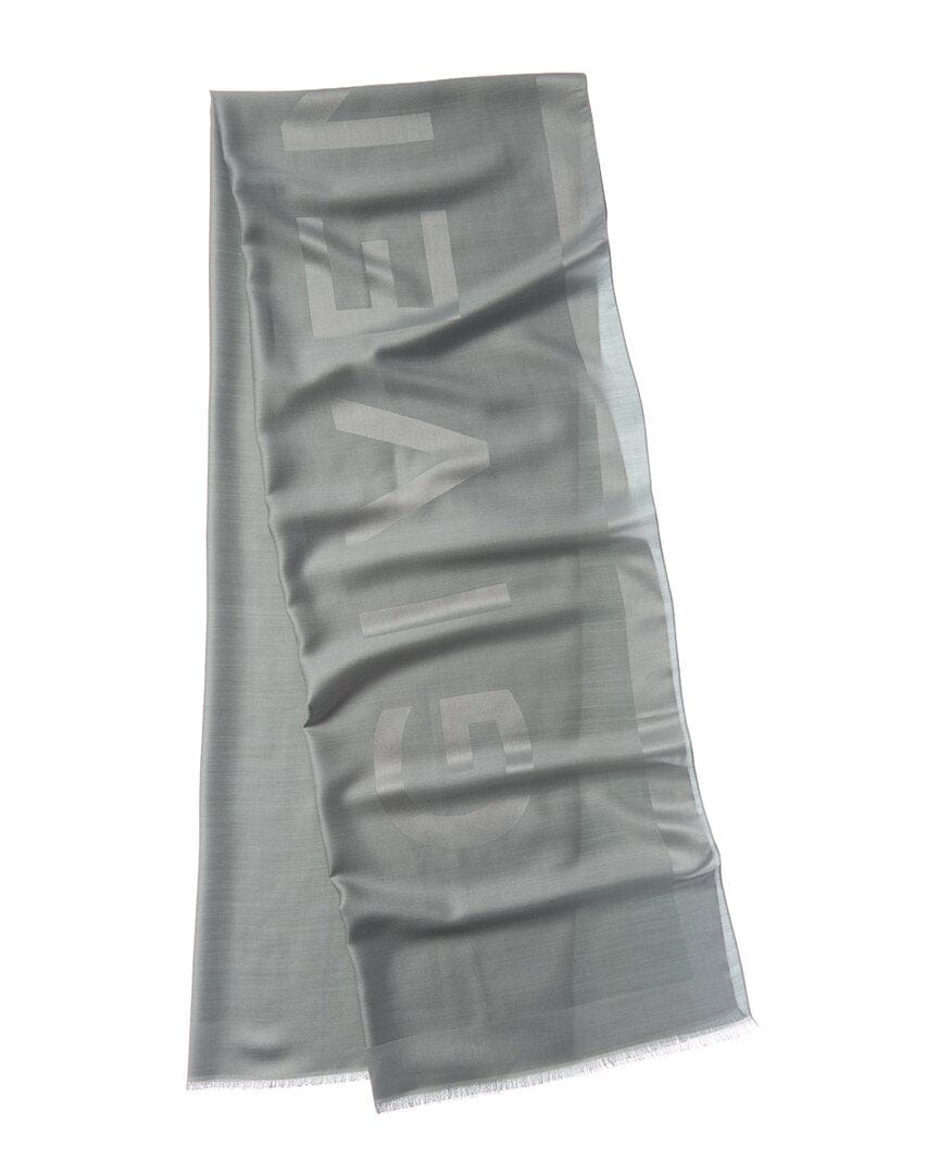 Givenchy 4 g Logo Silk & Wool Scarf