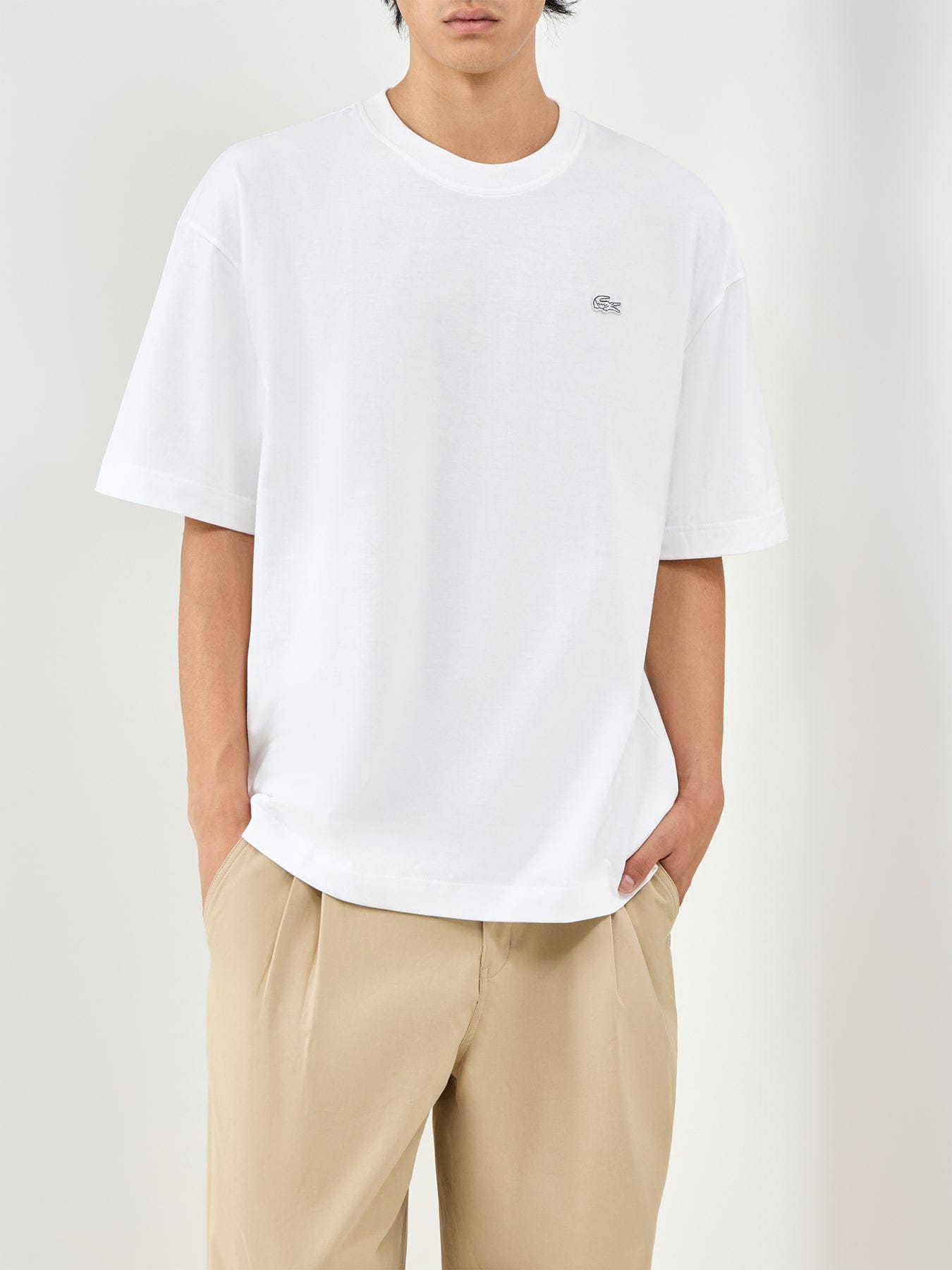 Lacoste Heavy Jersey T - Shirt White