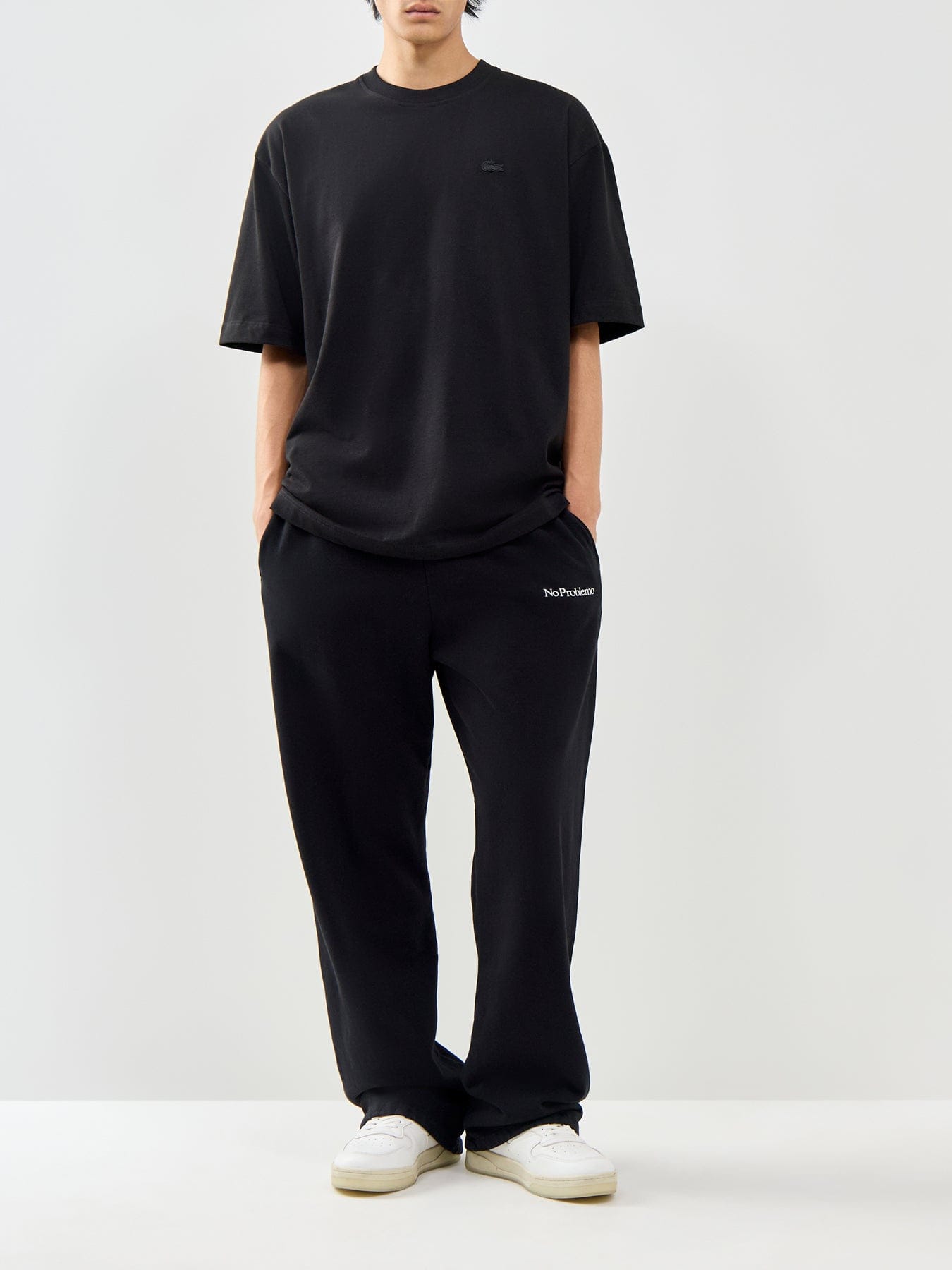 Lacoste Heavy Jersey T - Shirt Black