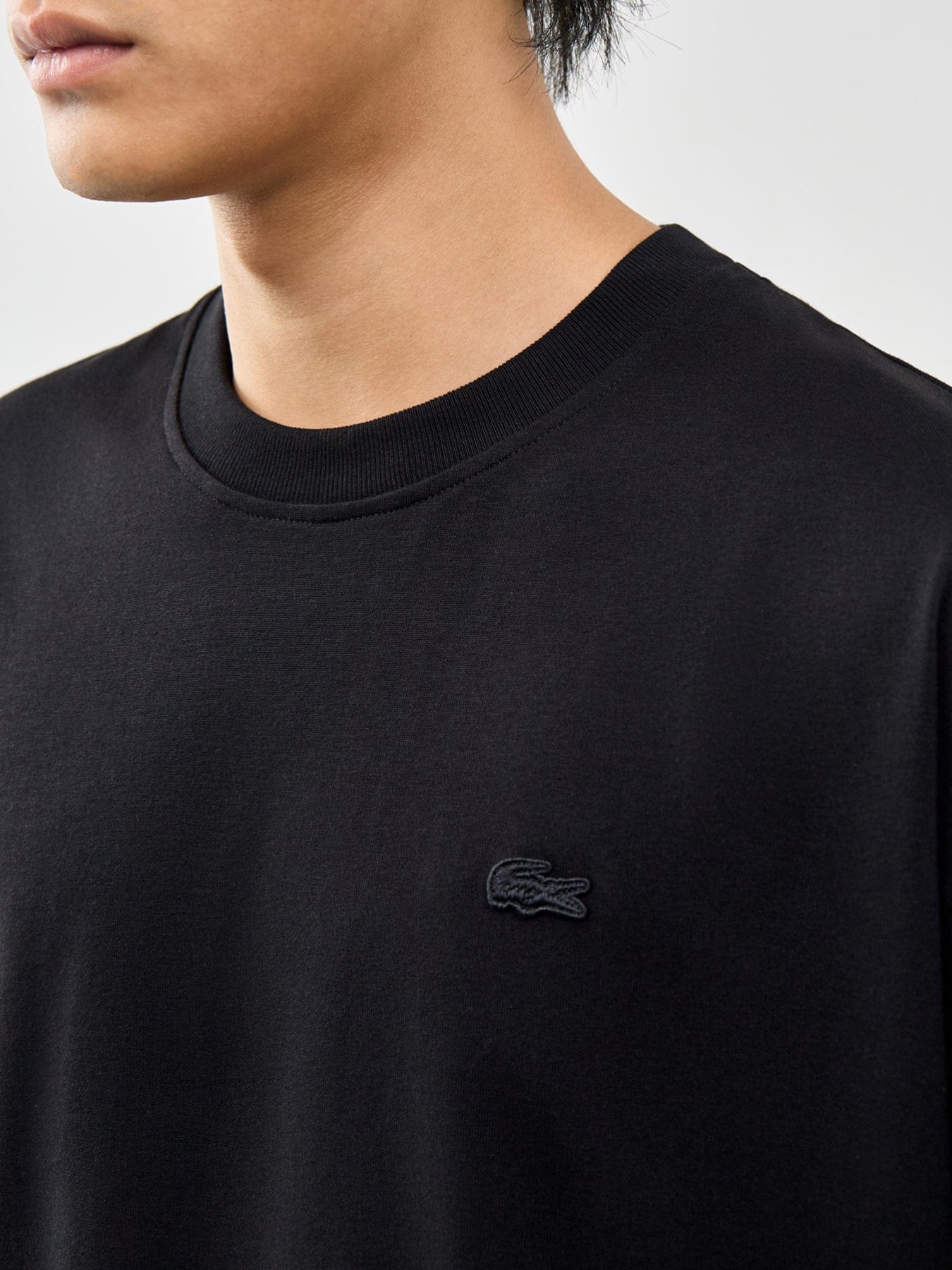 Lacoste Heavy Jersey T - Shirt Black