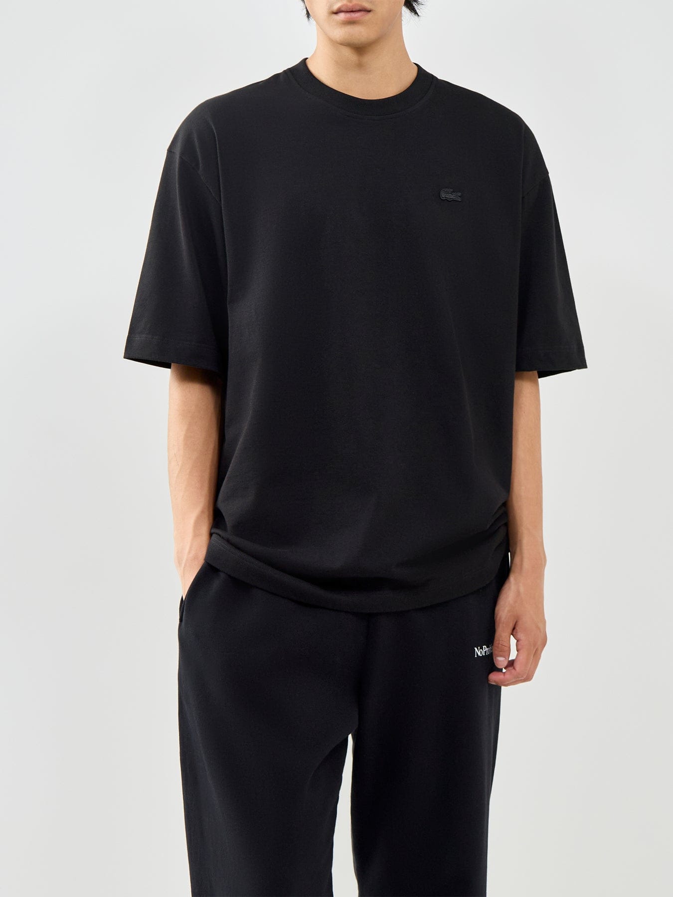 Lacoste Heavy Jersey T - Shirt Black