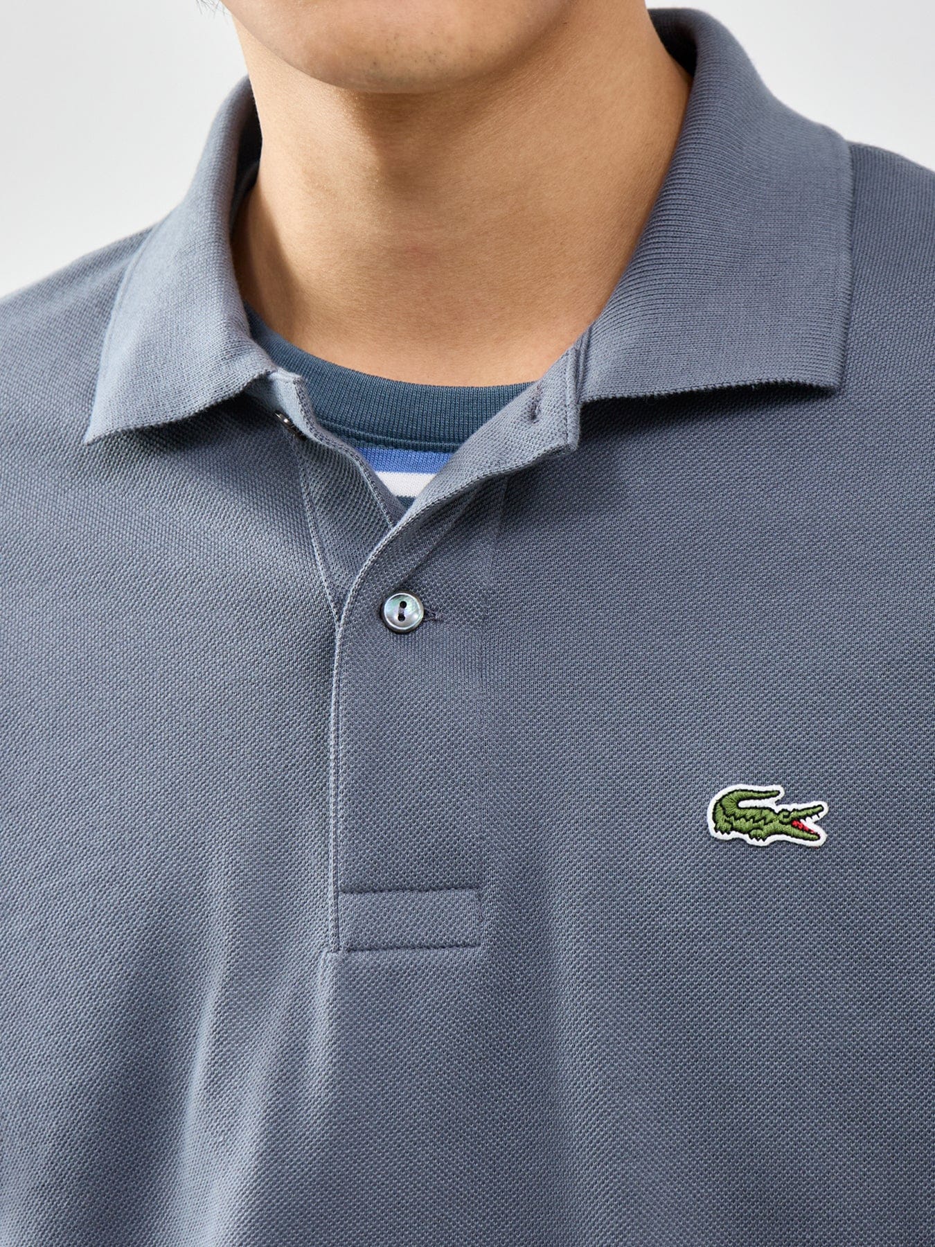 Lacoste Classic Polo Shirt Grey