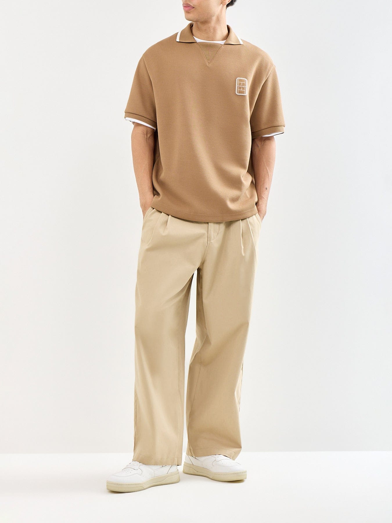 Lacoste Classic Cotton Polo Shirt Tan