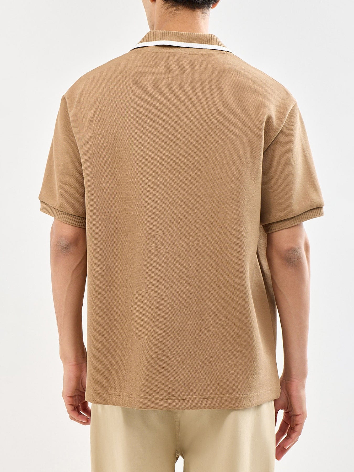 Lacoste Classic Cotton Polo Shirt Tan
