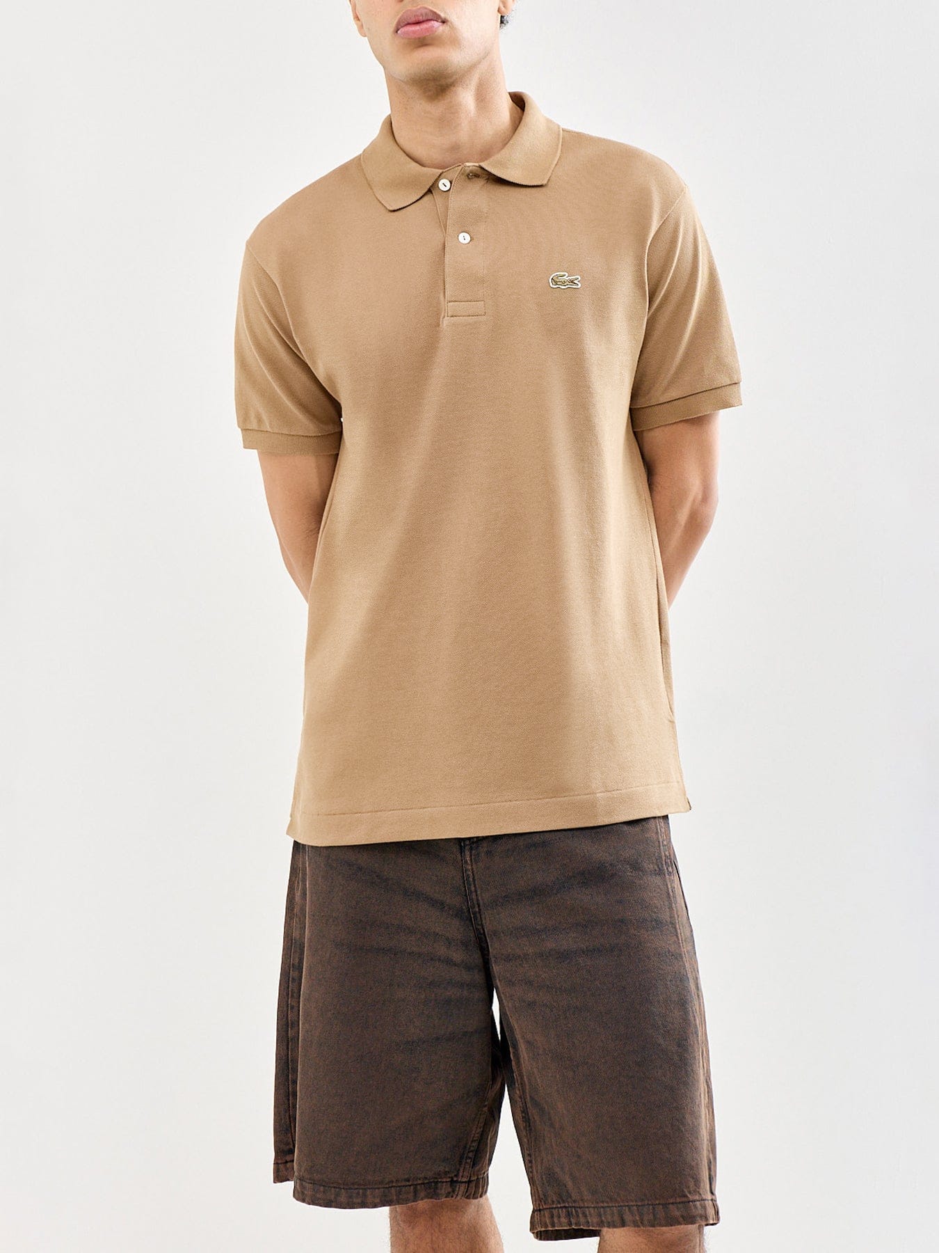 Lacoste Classic Cotton Polo Shirt Beige