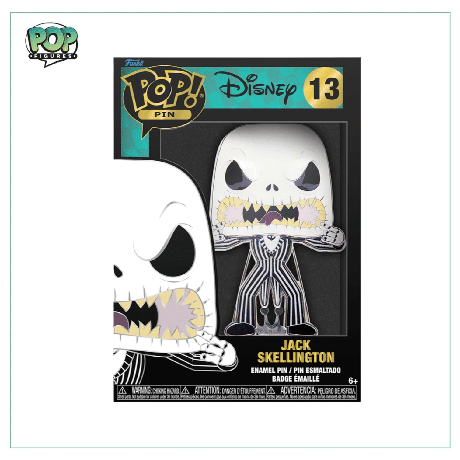 Funko Jack Skellington #13 Funko Enamel Pin - The Nightmare Before Christmas