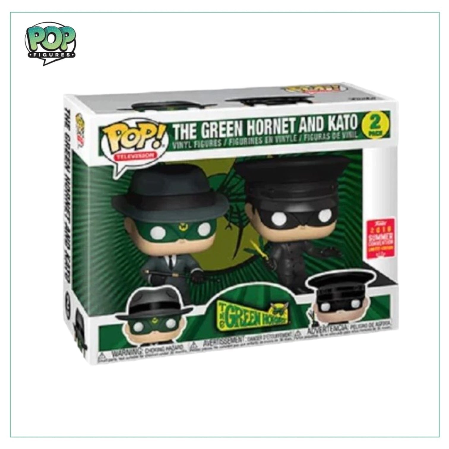 Funko The Green Hornet & Kato Deluxe Funko 2 Pack! - The Green Hornet - 2018 SDCC Shared Exclusive