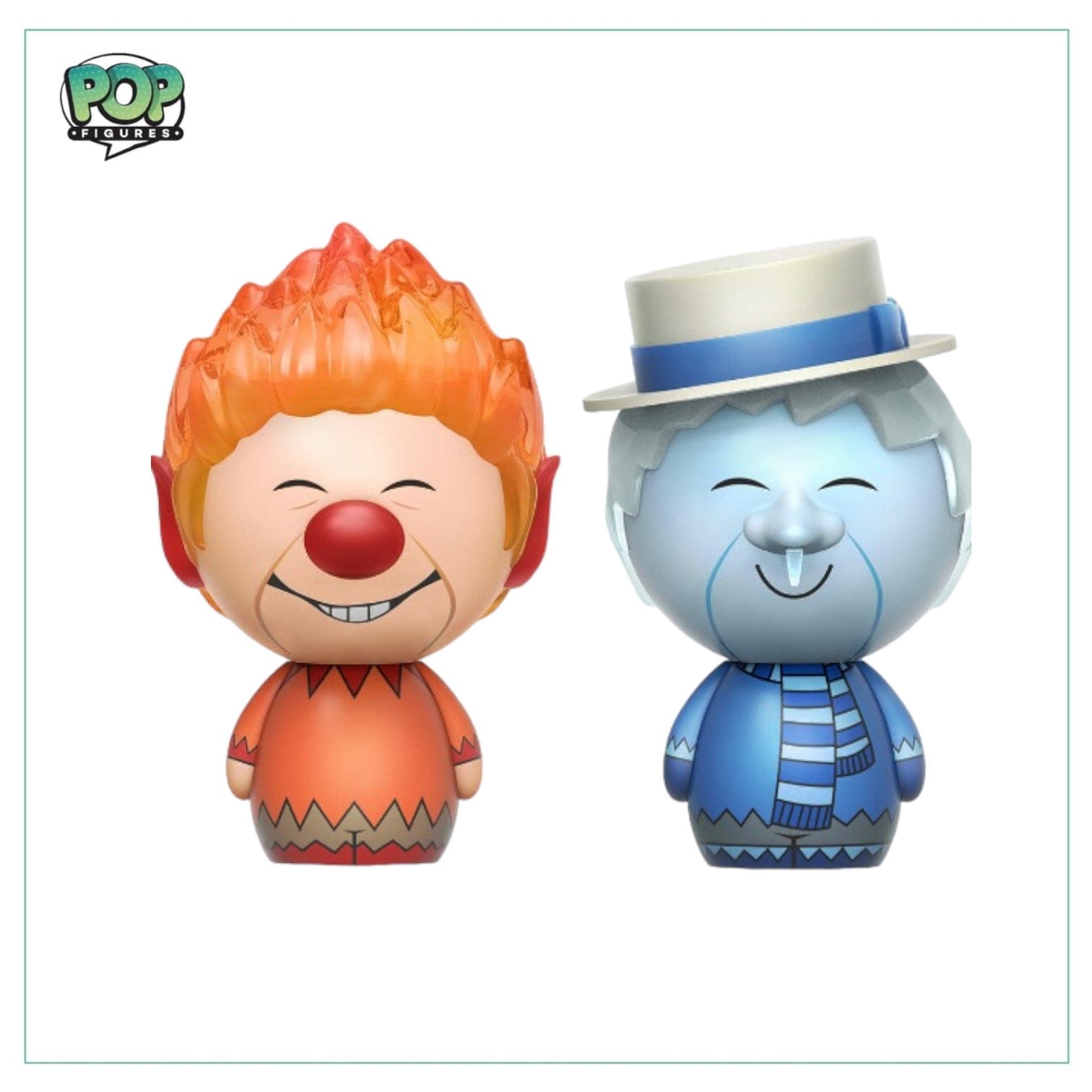 Funko Heat Miser & Snow Miser 2 Pack Dorbz! - A Year Without Santa Claus - LE5000pcs - Funko Exclusive