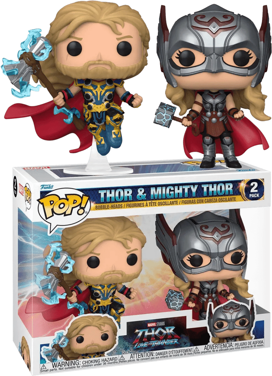 Funko Thor 4: Love and Thunder - Thor & Mighty Thor Pop! 2Pk RS