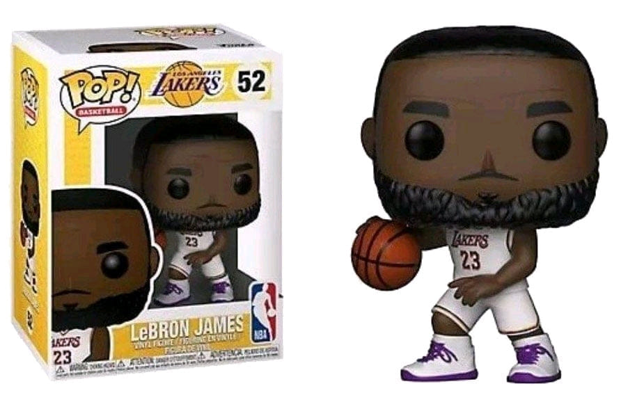 Funko NBA: Lakers - Lebron James (White Uniform) Pop! Vinyl #52