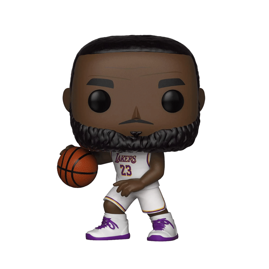 Funko NBA: Lakers - Lebron James (White Uniform) Pop! Vinyl #52