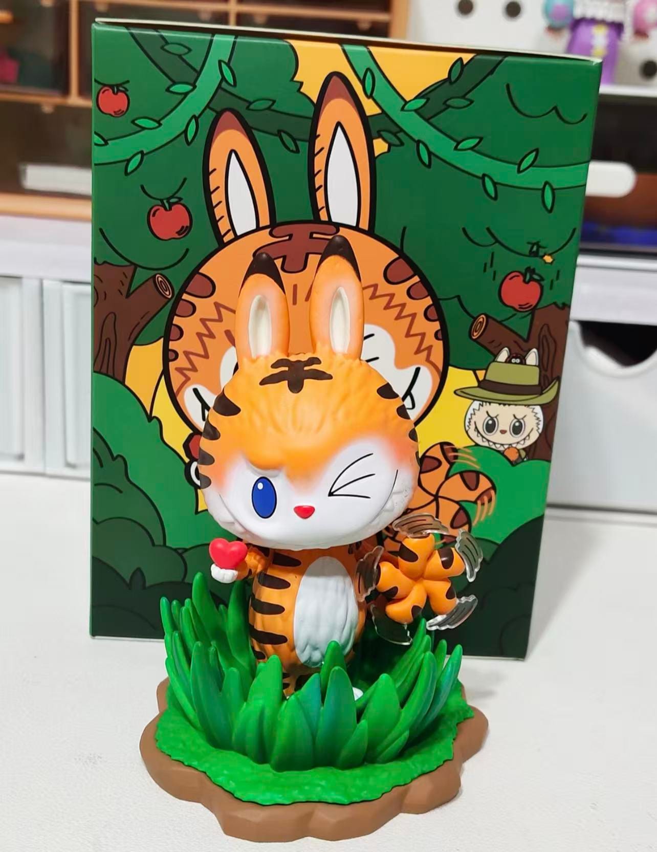 The Monsters Labubu Tiger Figurine