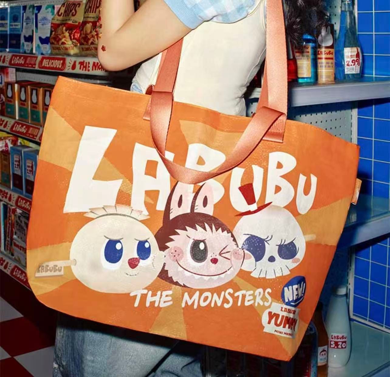 The Monsters Labubu Wacky Mart Series Shopping Bag
