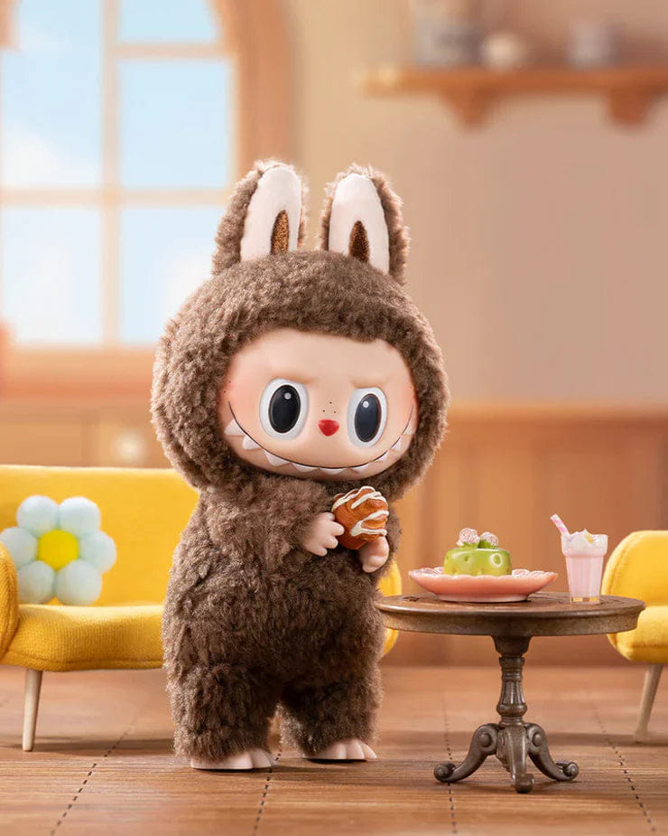 the monsters POP MART The Monsters Labubu Exciting Macaron Series Secret Chestnut Cocoa