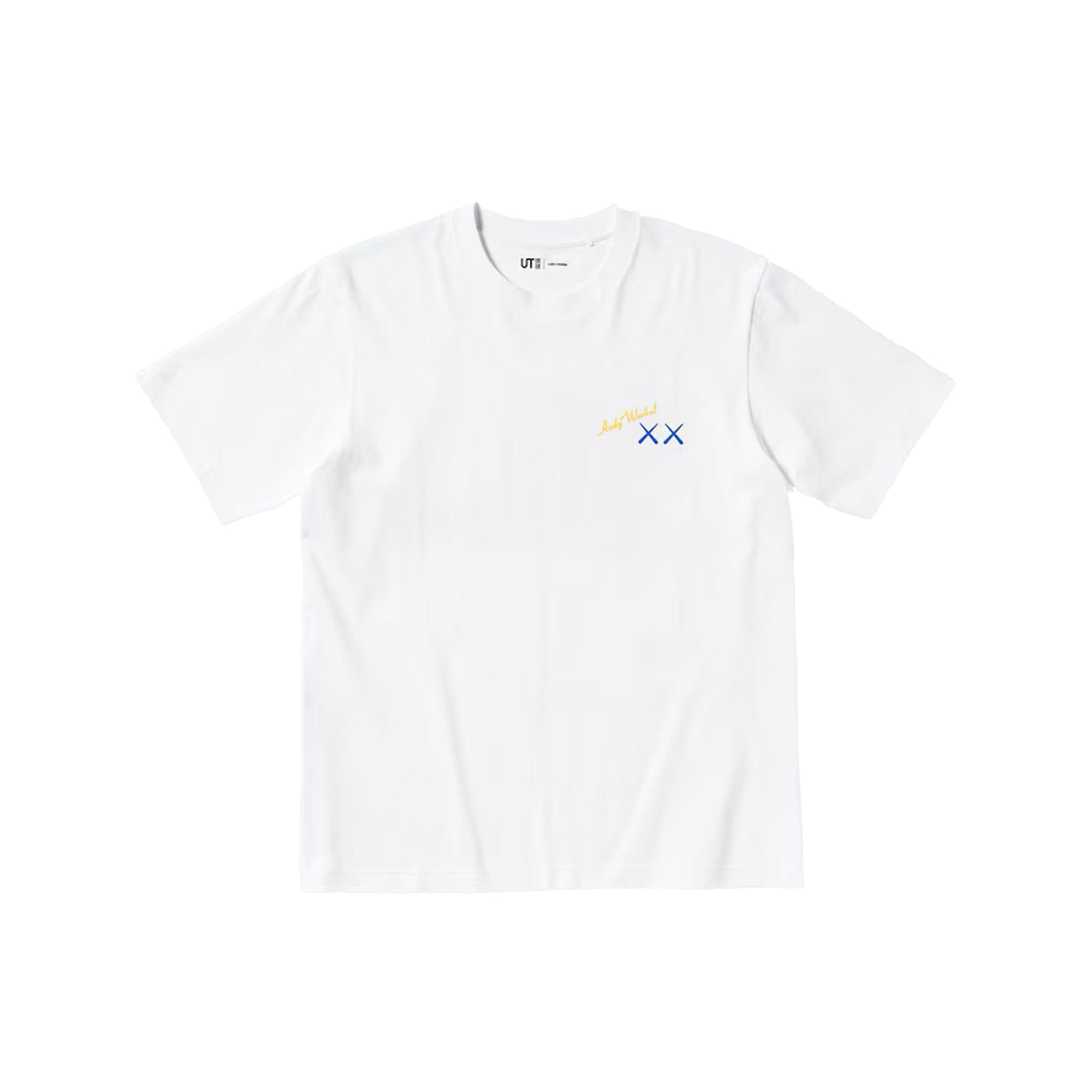 KAWS x Uniqlo Warhol UT Graphic 471321 T - shirt White (2024)